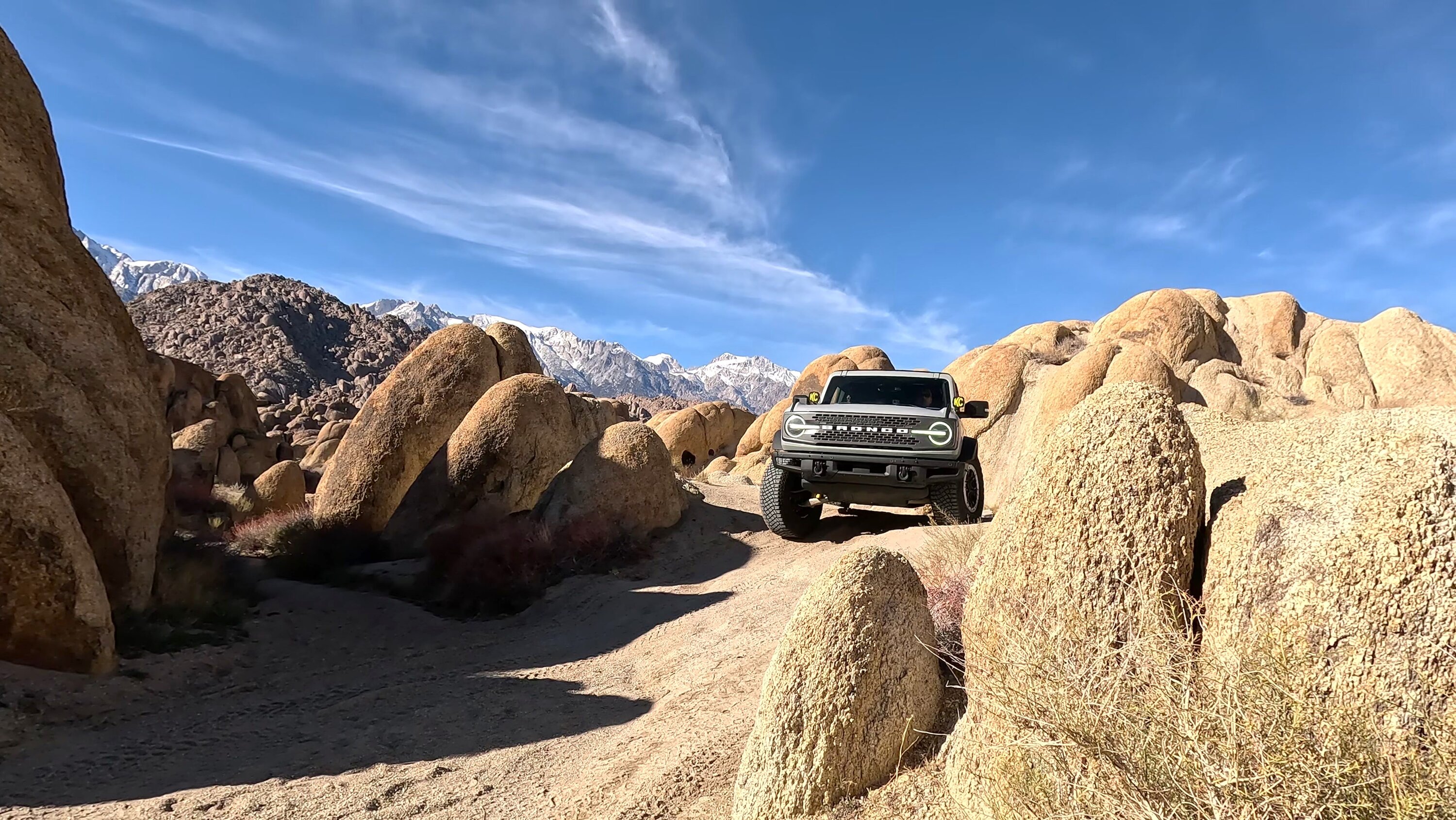 Ford Bronco Finding an EPIC campsite and sleeping in the back of the Bronco - Alabama Hills [pics and video] 1-broncodi