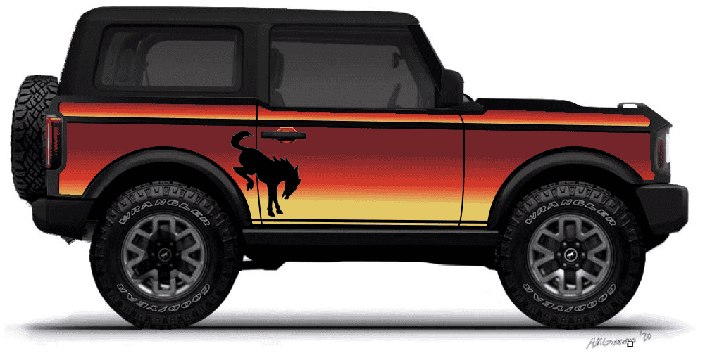 Ford Bronco Today’s Teaser: Ford Bronco Stickers Preview Paint Colors and Trims 1594241116469