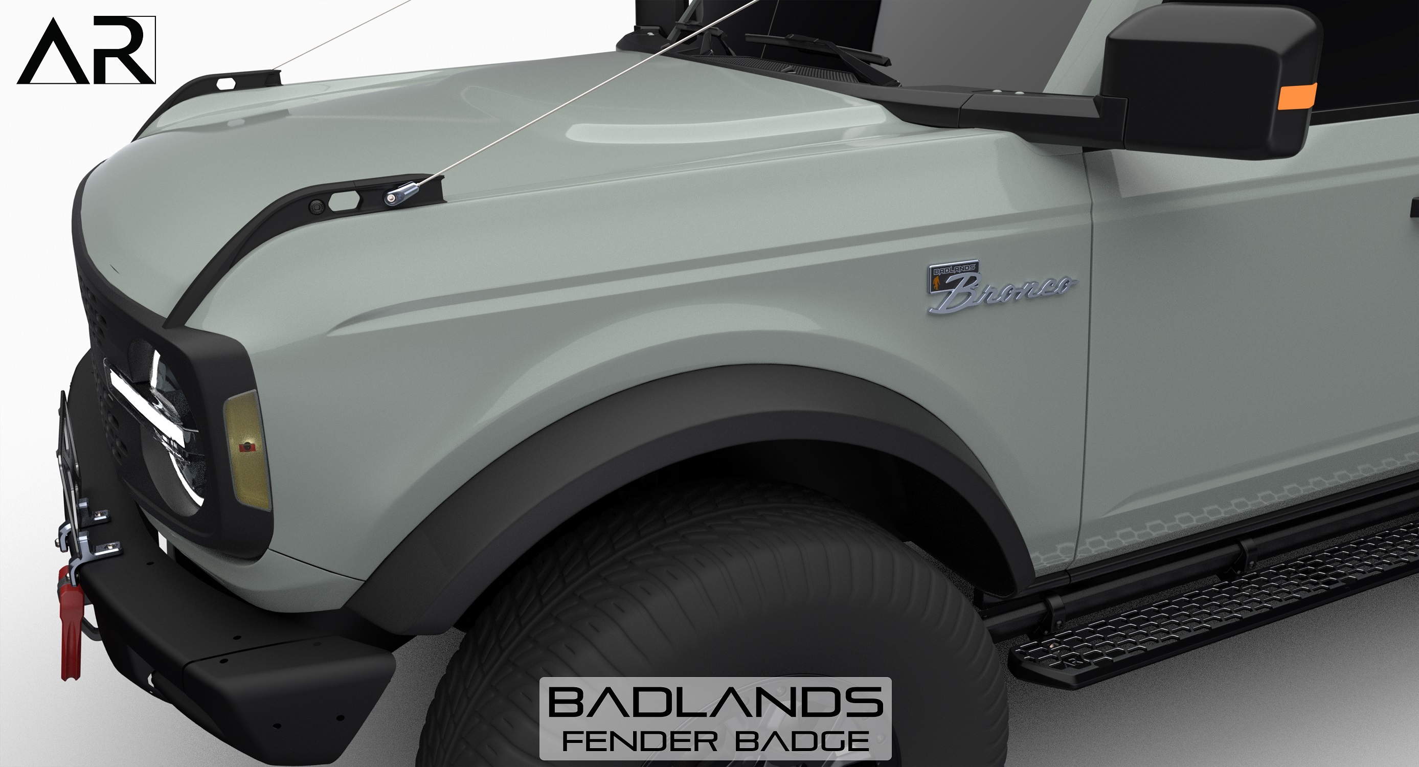 Ford Bronco AR | BRONCO CLASSIC DNA Fender Badge 16010 - Fender Badge - Badlands 2