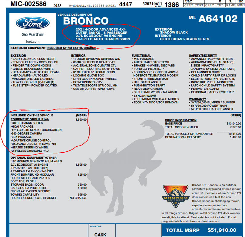 Ford Bronco Value? 1626228198534