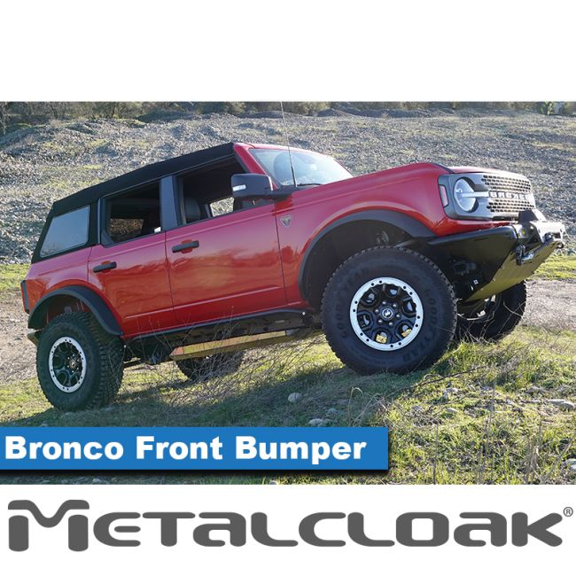 Ford Bronco Metalcloak Front & Rear Bumpers for Ford Bronco Now Available! 1675259170933