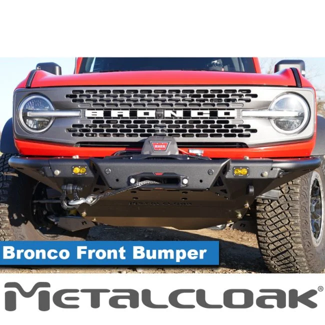 Ford Bronco Metalcloak Front & Rear Bumpers for Ford Bronco Now Available! 1675280514527