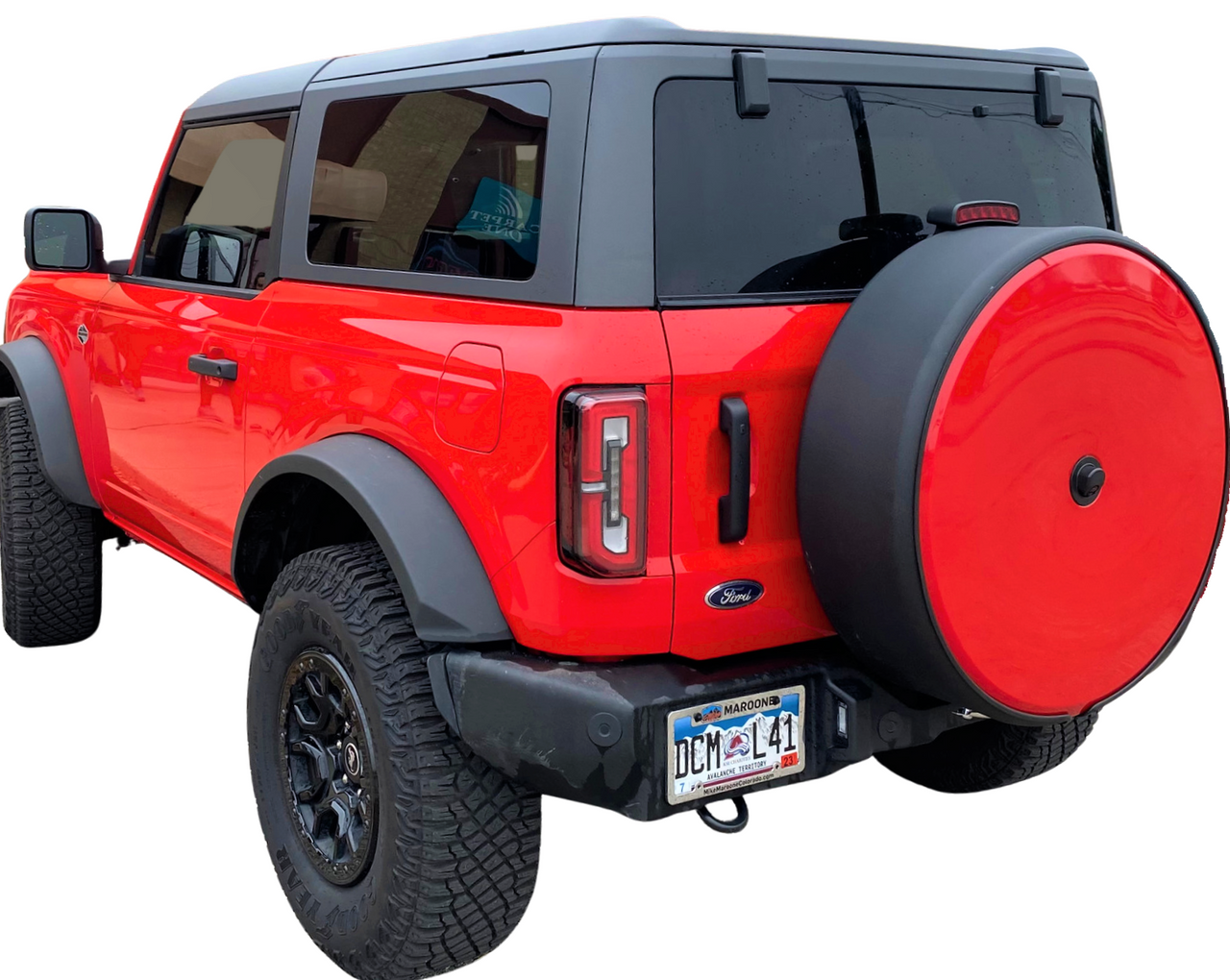 Ford Bronco Boomerang Painted-To-Match Rigid Ford Bronco Tire Cover 1703876294756