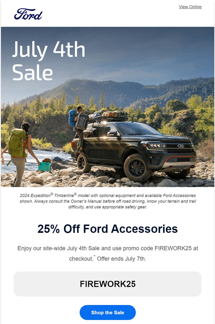 Ford Bronco Ford Accessories 4th of July Sale - 25% Off. What'd you buy? 1719851150170-c