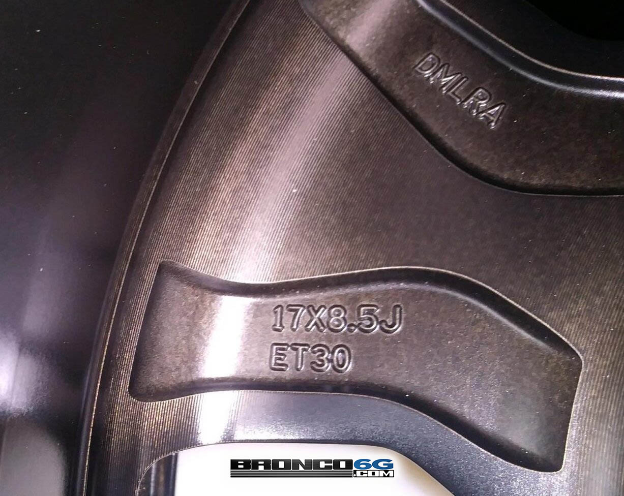 Ford Bronco ⚙ 2021+ Bronco 6th Gen - OEM Factory Rims / Wheels Specs (Sizes, Offsets, Bolt Pattern, Center Bore) ⚙️ 2021 Bronco - Factory Rims : Wheels Specs 14