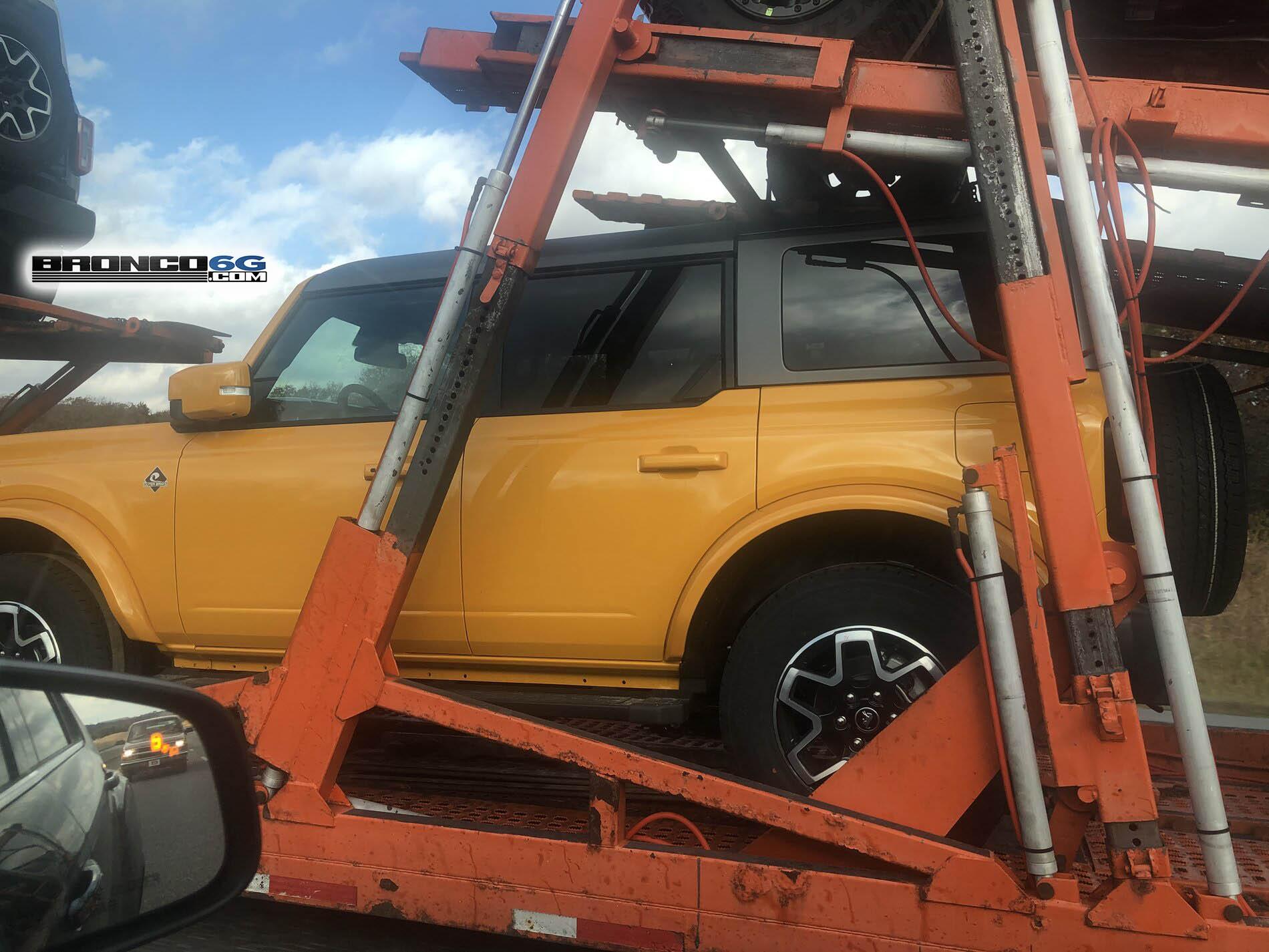 Ford Bronco Spotted: Bronco Wildtrak & Outer Banks in Carbonized Gray, Rapid Red, Cyber Orange, Black 2021 Bronco Outer Banks Cyber Orange 4 Door 2