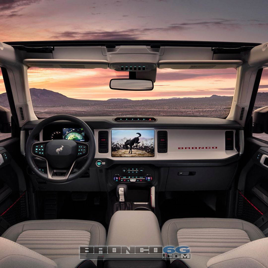 Ford Bronco MORE LEAKS: EXTERIOR & INTERIOR 2021 Bronco! 2021 Ford Bronco Interior