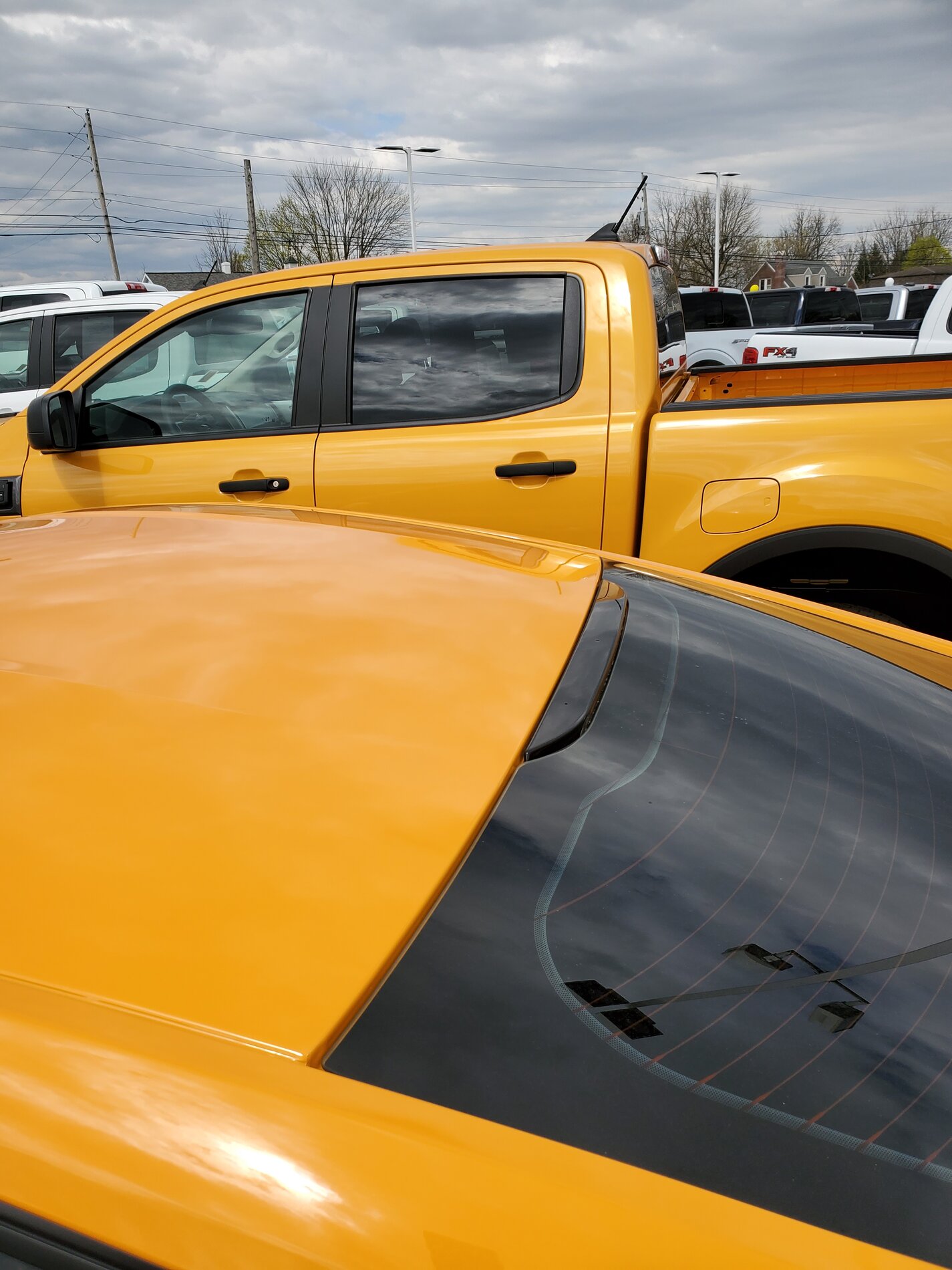 Ford Bronco Cyber Orange in person comparison. 20210415_144904
