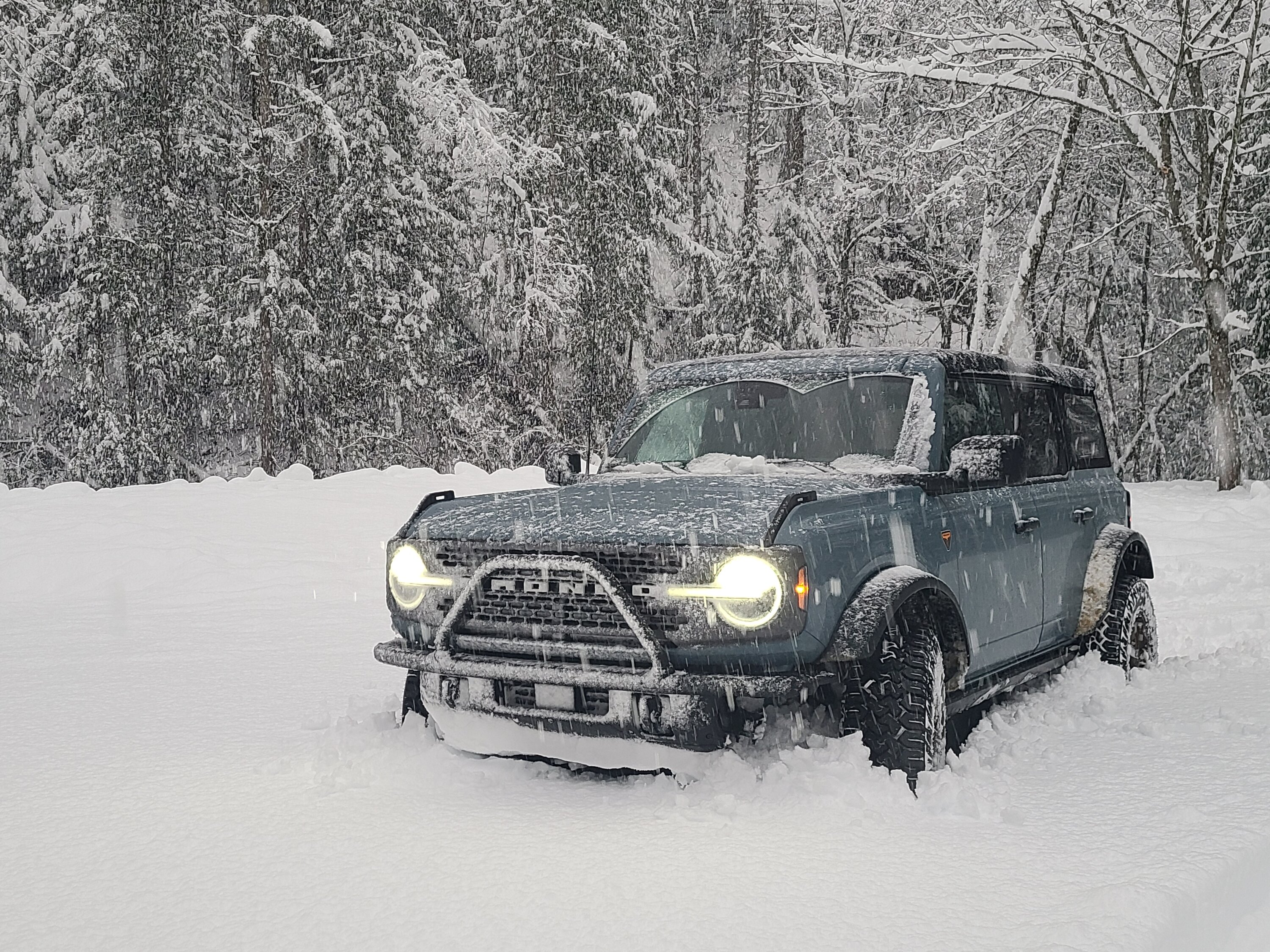 Ford Bronco Show us your Bronco snow pics!! ☃️❄️🥶 20211218_093008