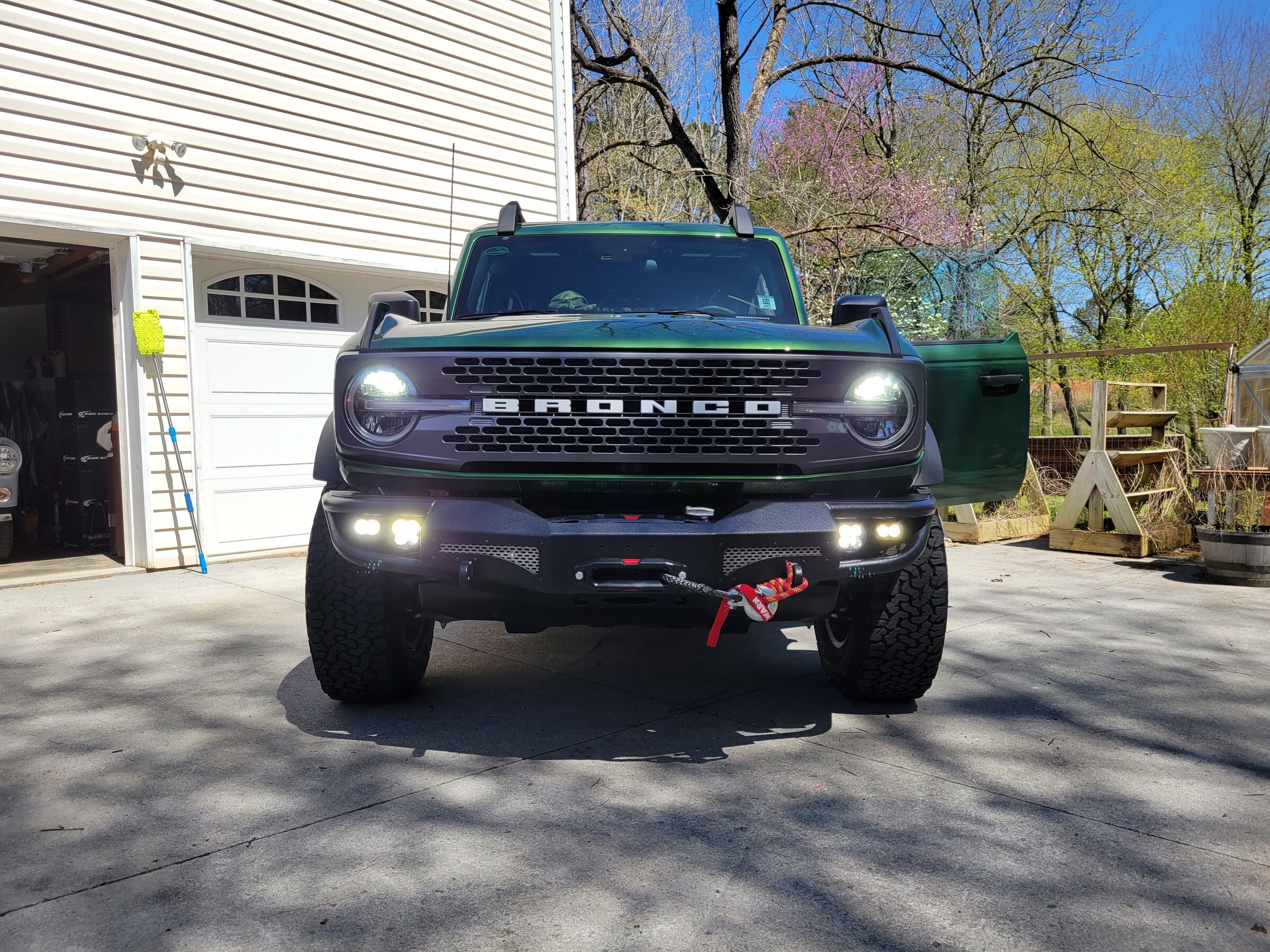 Ford Bronco BAMF Bumper install. Who's done it? 20220403_141746