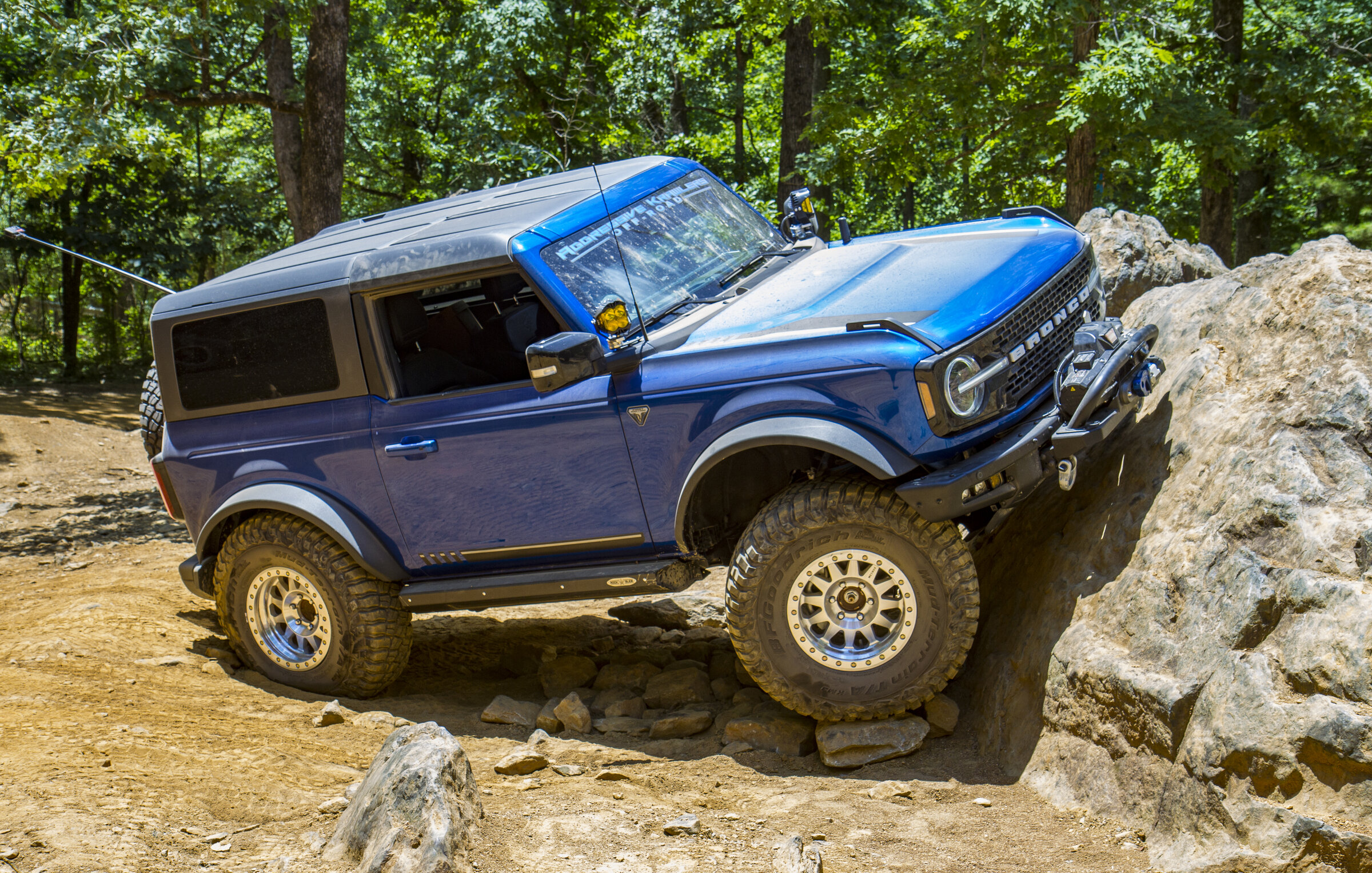 Ford Bronco Biggest Bronco day at Uwharrie National Forest yet 20220604 Uwharrie Trip w Carolina Bronco Club 7D 01 LR