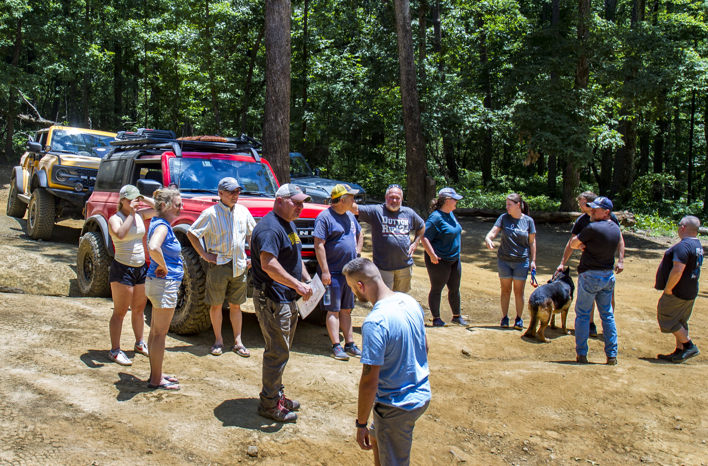Ford Bronco Biggest Bronco day at Uwharrie National Forest yet 20220604 Uwharrie Trip w Carolina Bronco Club 7D 05 LR
