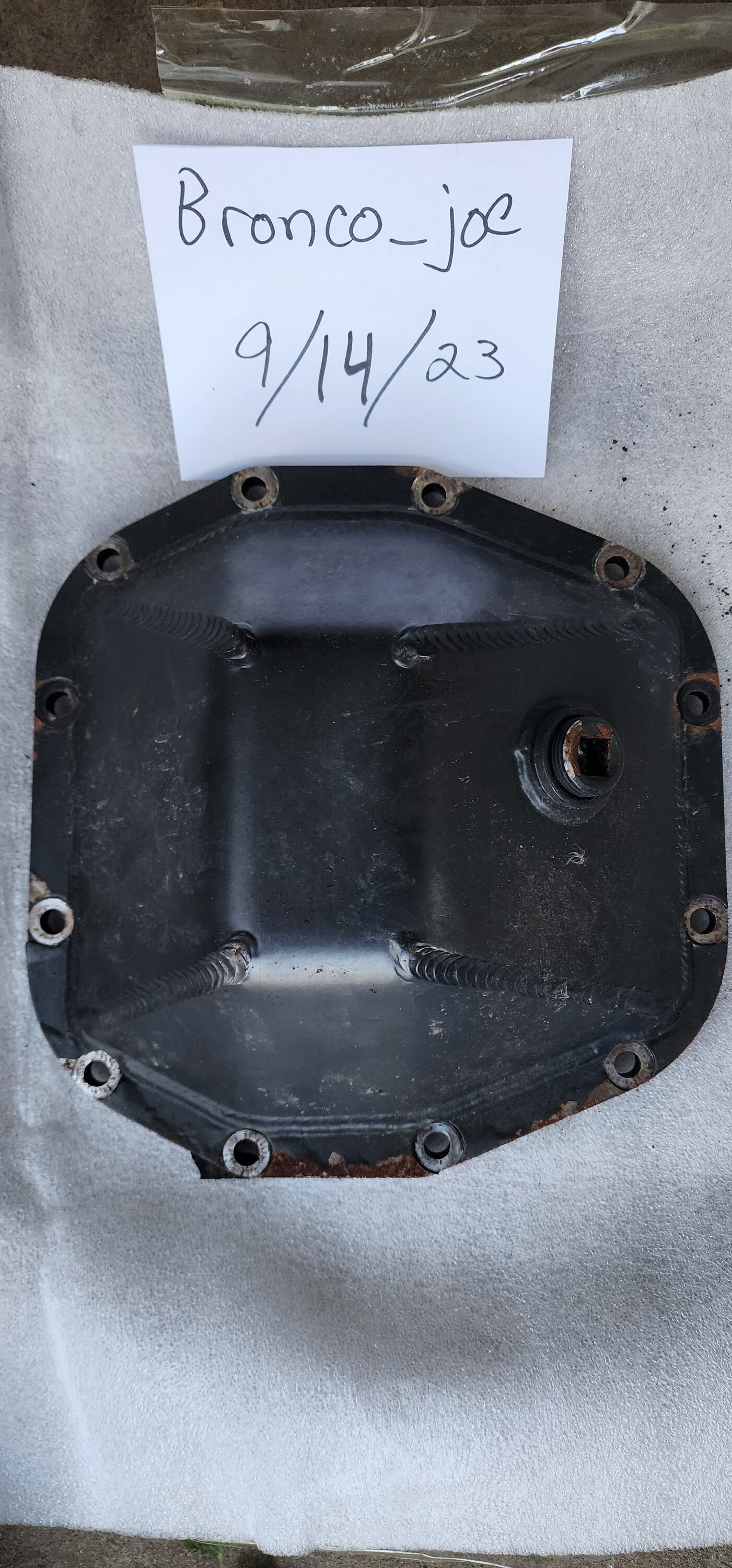 Ford Bronco Diff cover $85 20230914_183030
