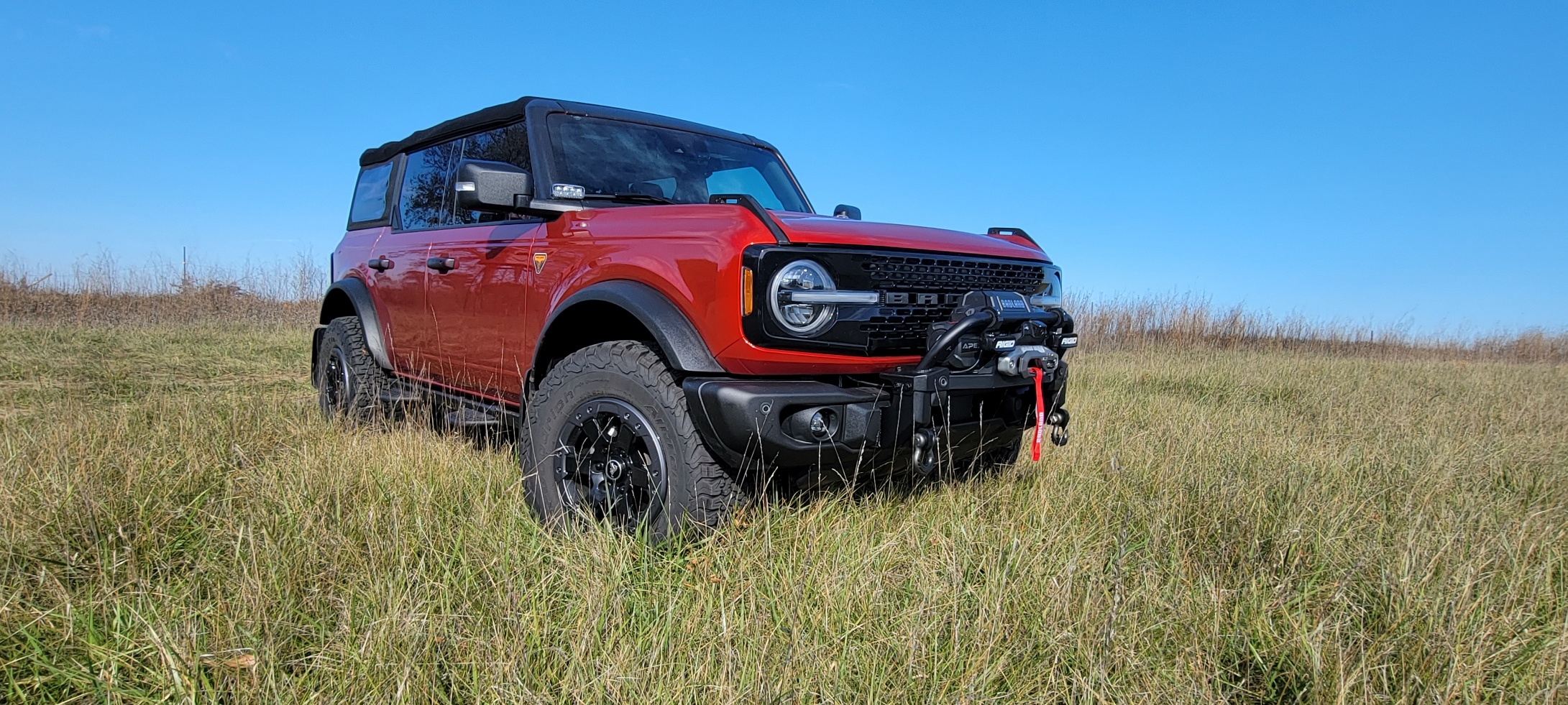 Ford Bronco High Mount Winch Plate installed on Capable Bumper 1916FD3C-D752-4890-ADD4-FE9A3B5B6D34