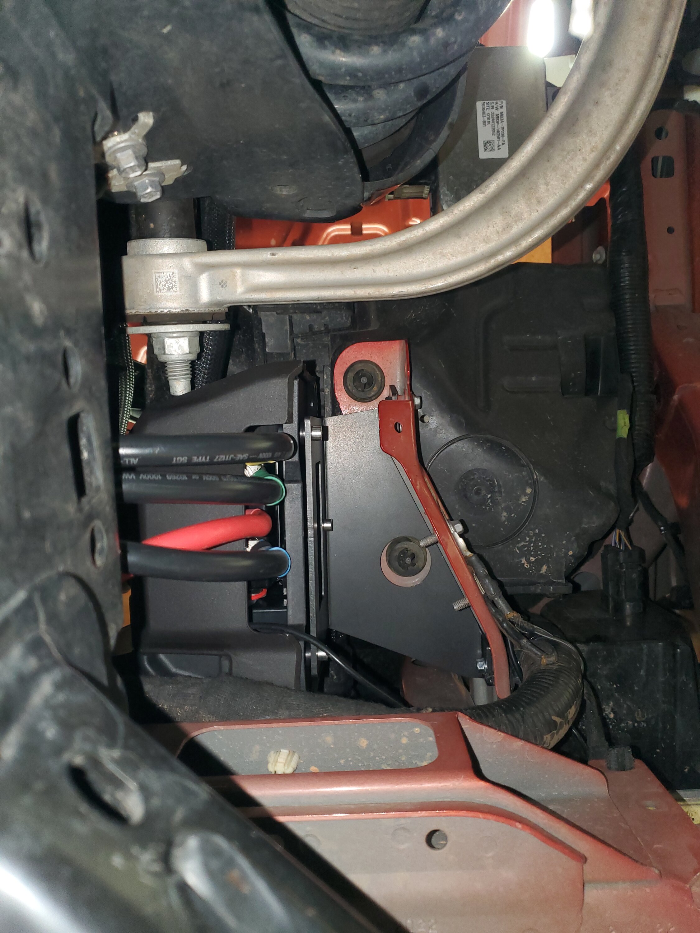 Ford Bronco RC hidden winch mount install, 2.7 w/ "capable" bumper & Warn VR Evo 20240210_213735