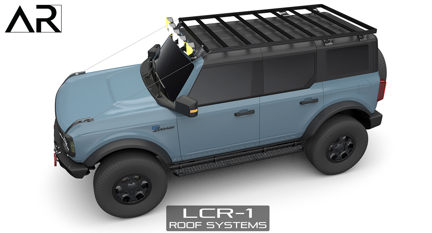 Ford Bronco AR | BRONCO Modular Roof Rack for 2-Door and 4-Door 2501 - LCR-1 Bronco - 3s