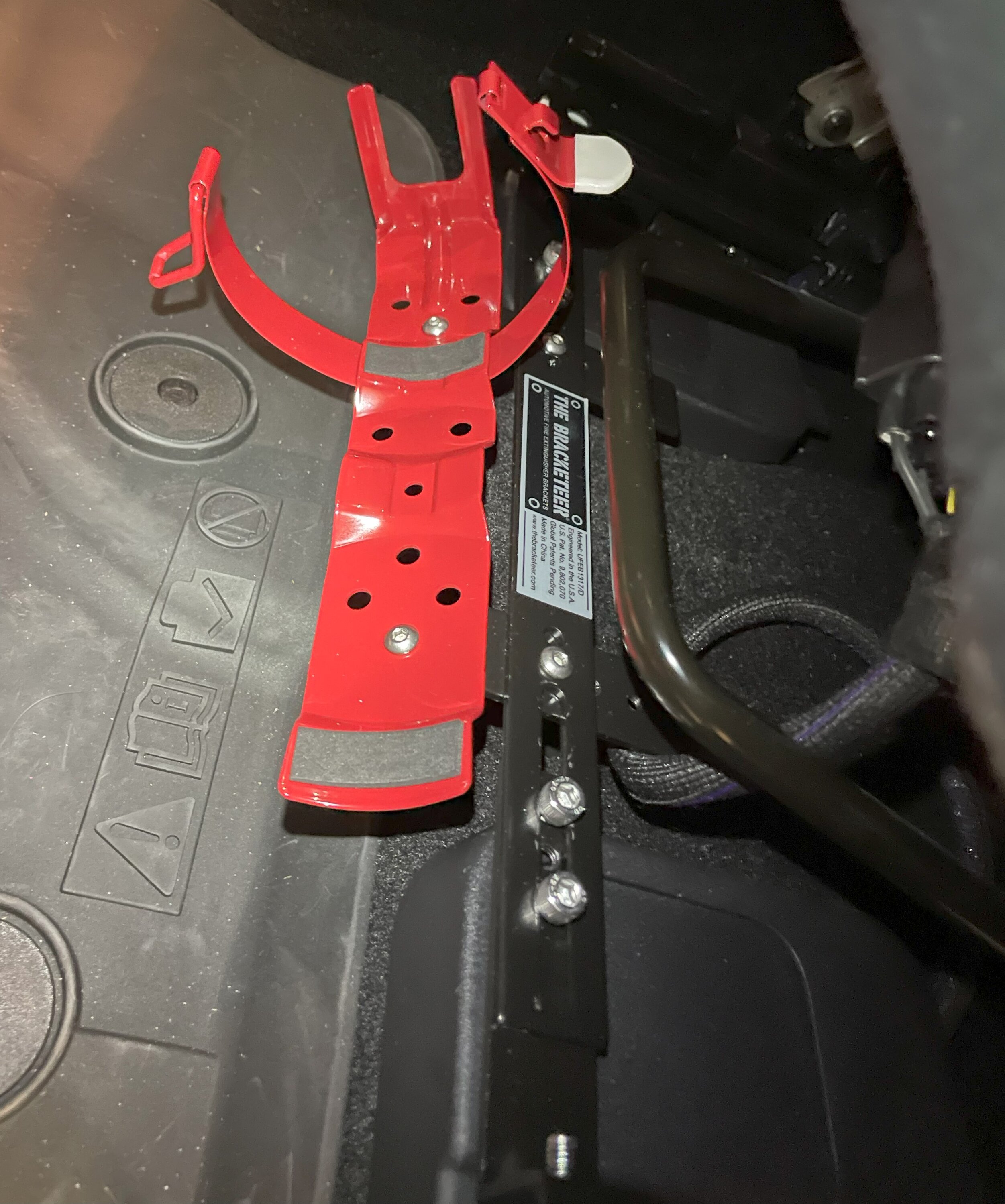 Ford Bronco Practical Fire Extinguisher Placement 3