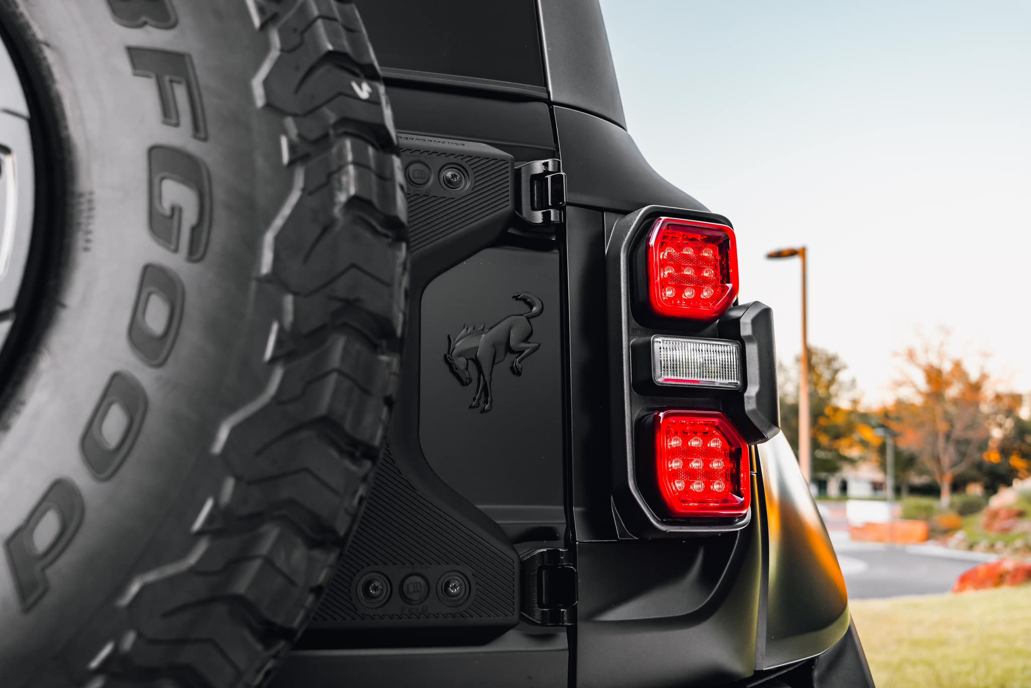 Ford Bronco Black Bronco Raptor gets stealthed out with STEK DYNOMatte PPF (including flares) and STEK NEX ceramic tint (35%) 334697747_581254147245521_6368325832576126838_n