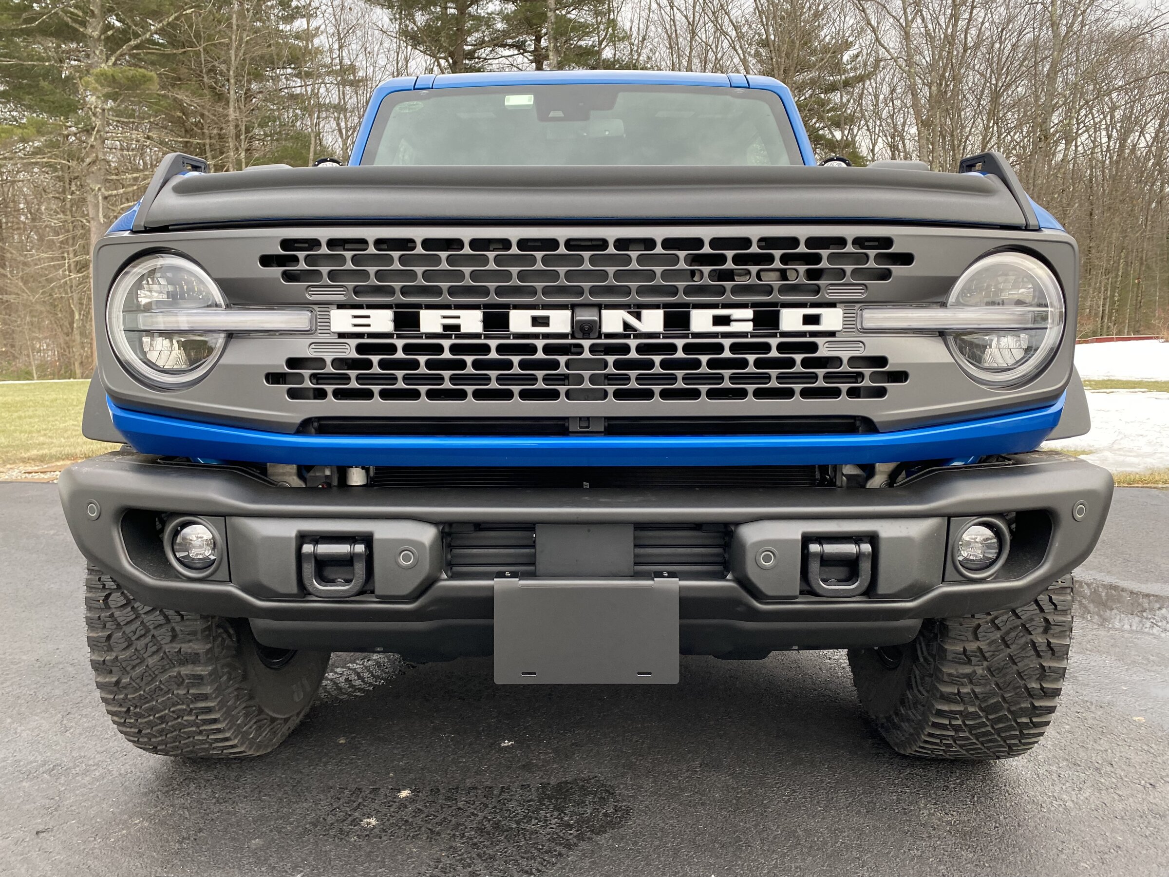 Ford Bronco Capable steel bumper license plate bracket (Heritage Bronco)- NO DRILLING required 430FFB3C-6EEB-4D13-9C2F-8466DFEA58E0
