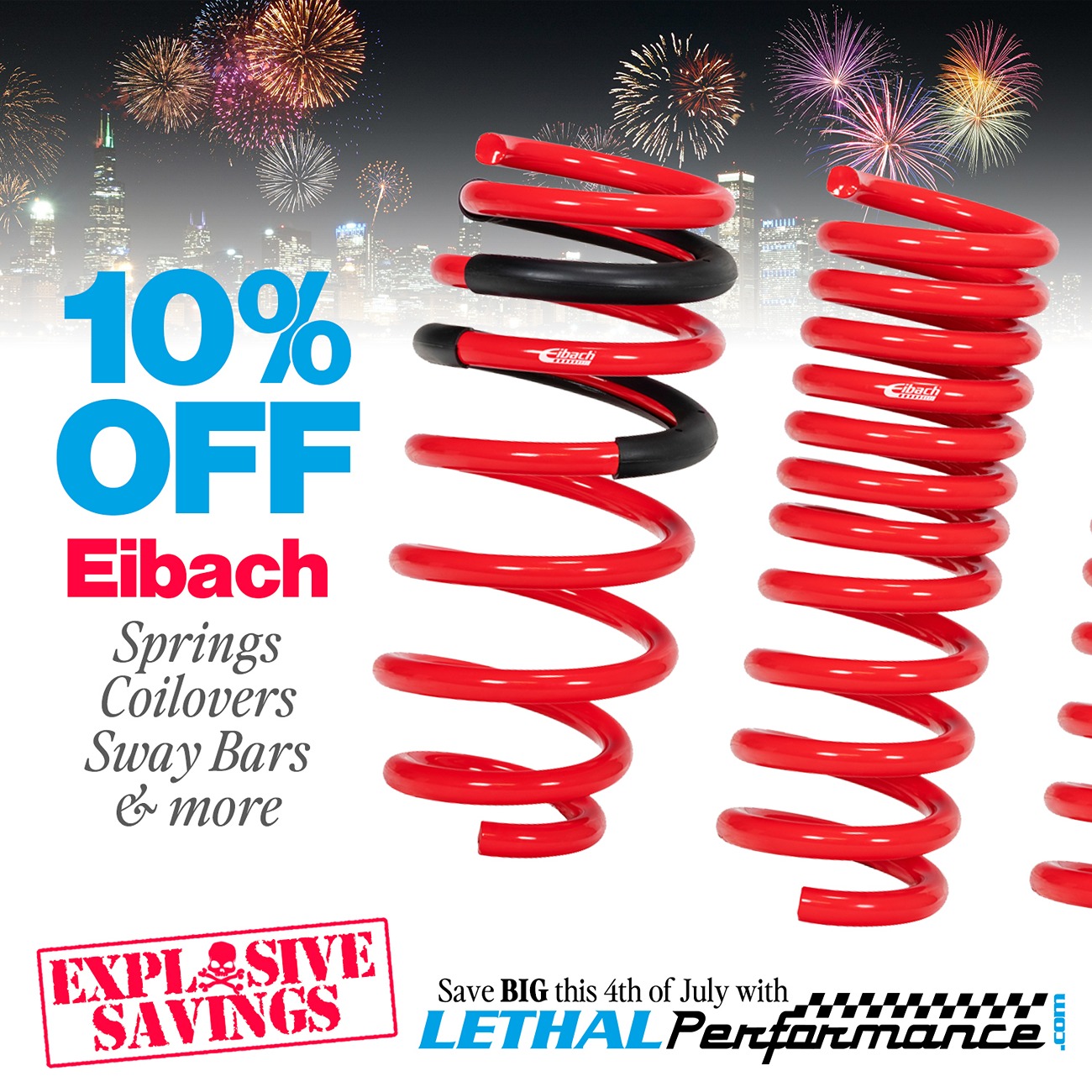 Ford Bronco 4th of July SALES start NOW at Lethal Performance! 4th_Eibach_Springs