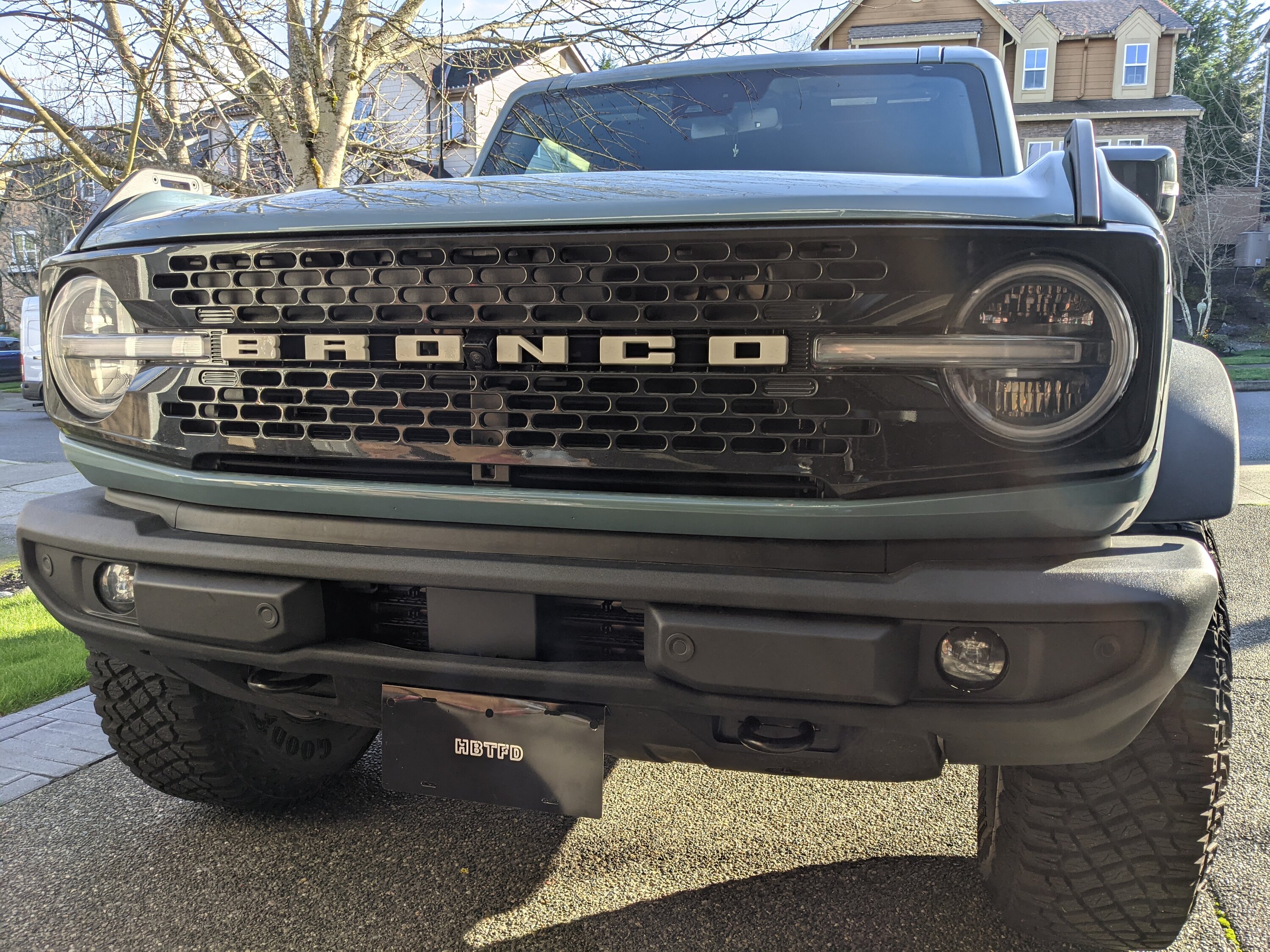 Ford Bronco Front License Plate Bracket 6DB7730F-73C9-41B9-AA9E-084FC44AB749