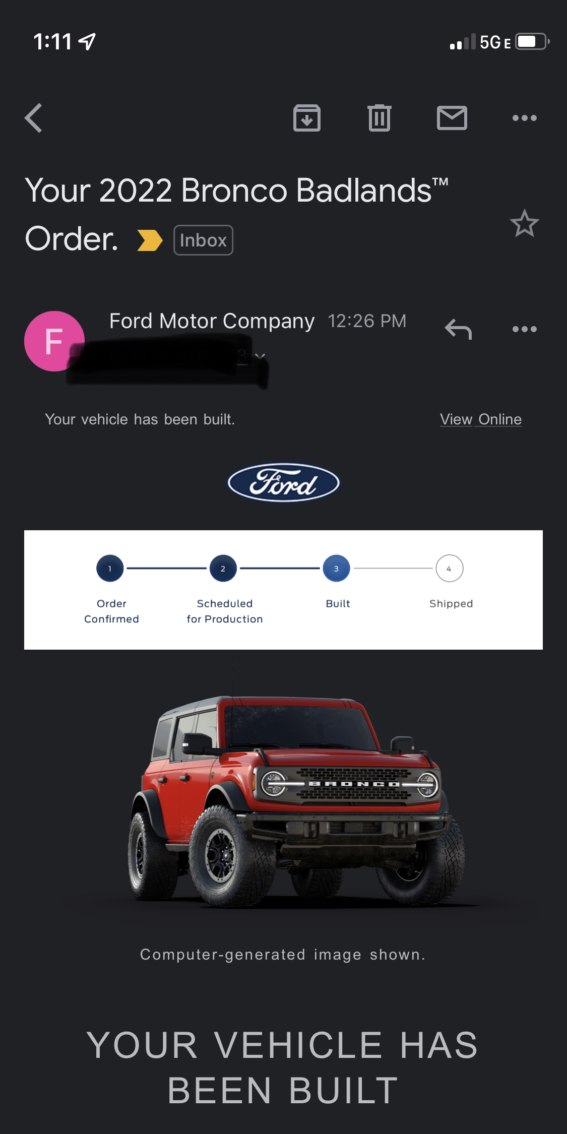 Ford Bronco 🛠 3/14/22 Build Week Group 7887D5A2-B3A5-4465-B315-24FDA5C79D4E