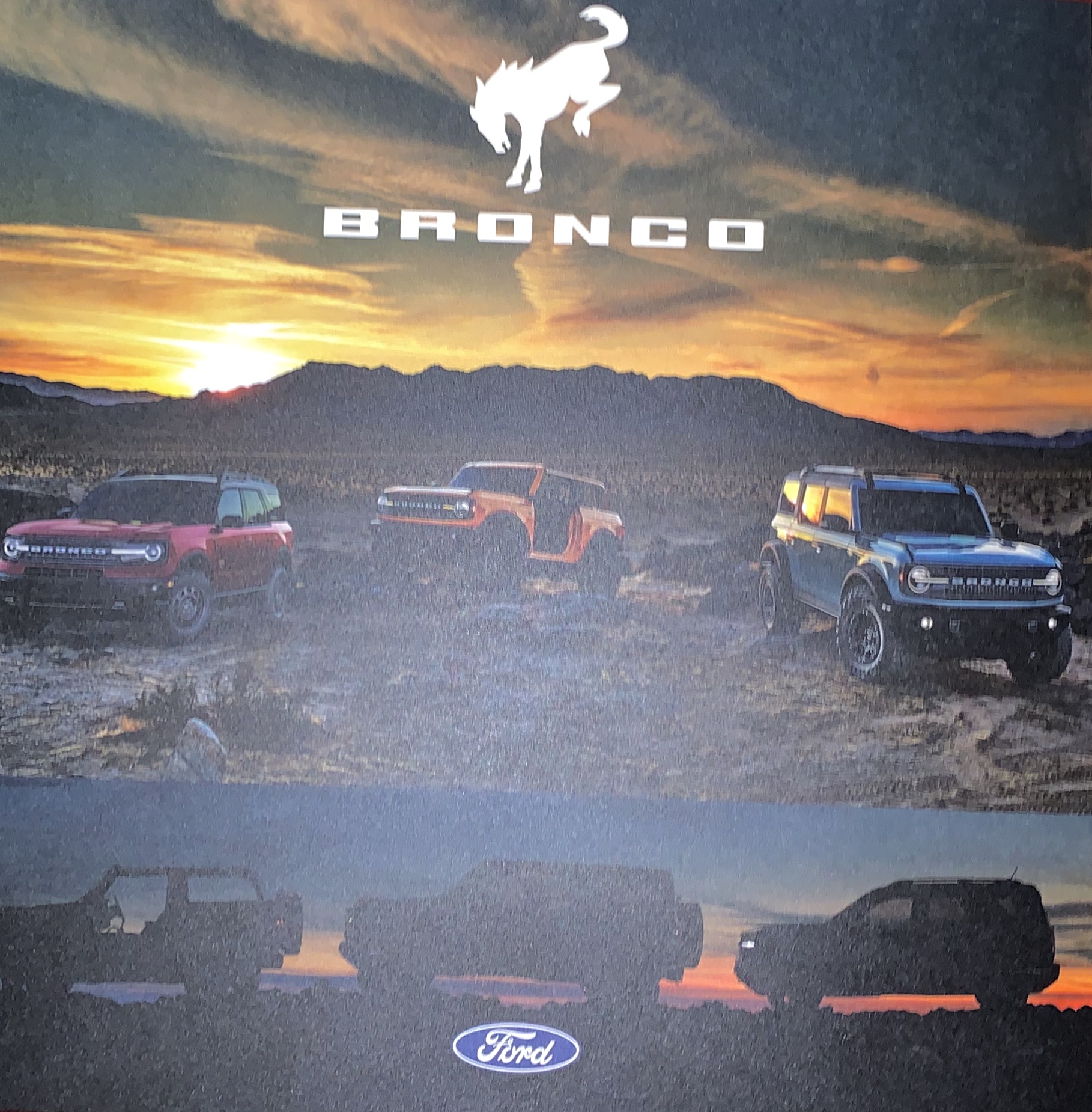Ford Bronco Bronco & Bronco Sport Physical Brochure / Pamphlet 93967532-1943-4620-A049-9CC8DB5FF7EA
