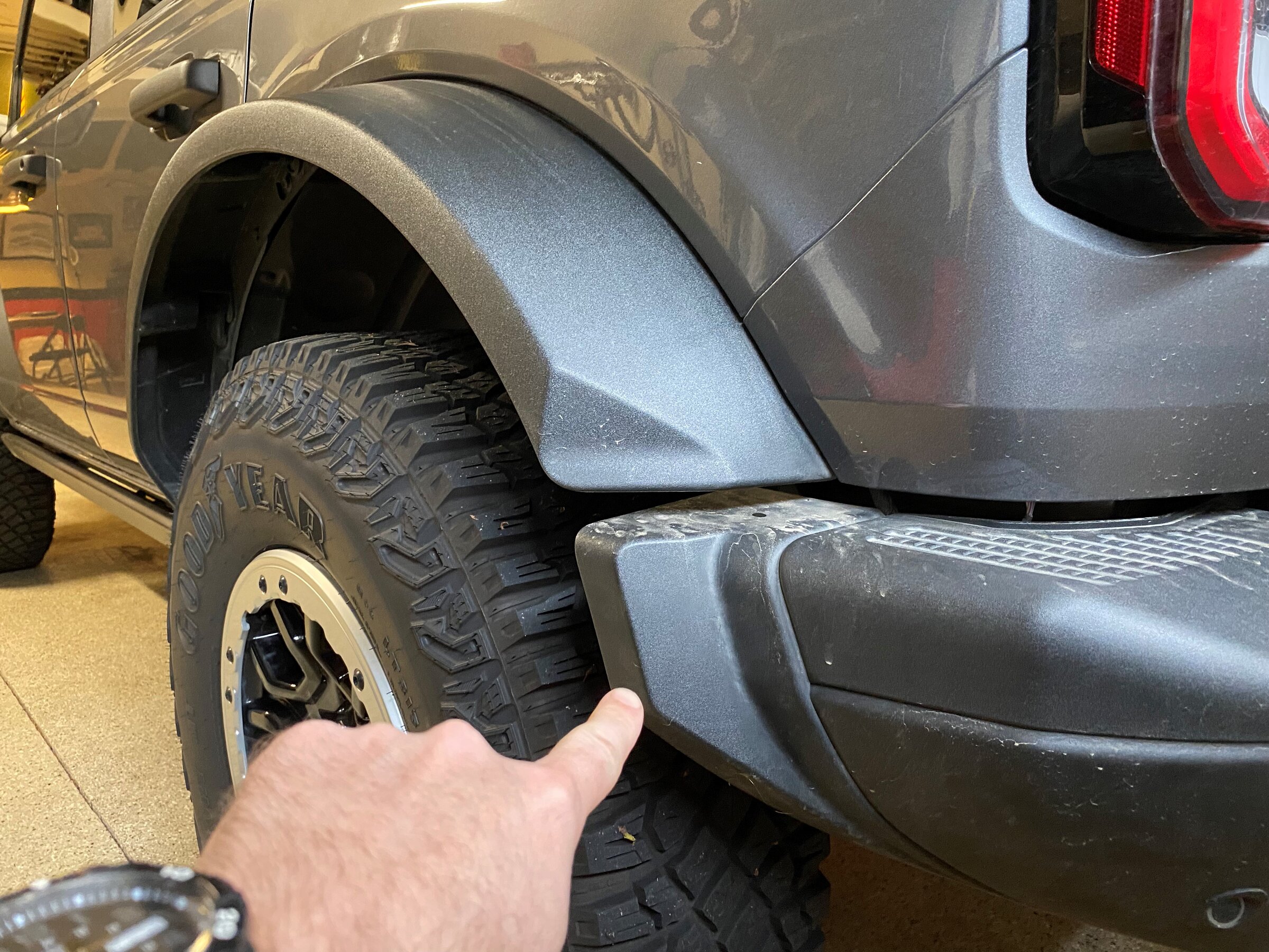 Ford Bronco How Standard Fenders Look Installed on a Sasquatch Bronco A79174AD-A742-4307-895F-41415118A64F