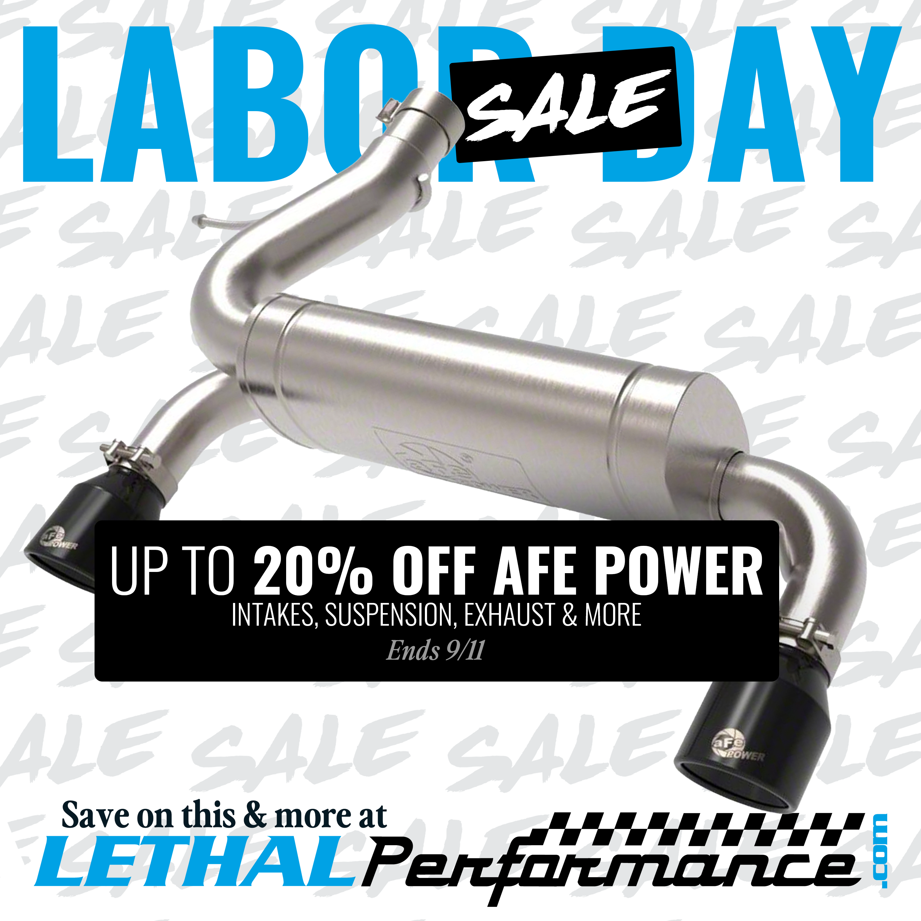 Ford Bronco Labor Day Sales START NOW at Lethal Performance!! afe_exhaust