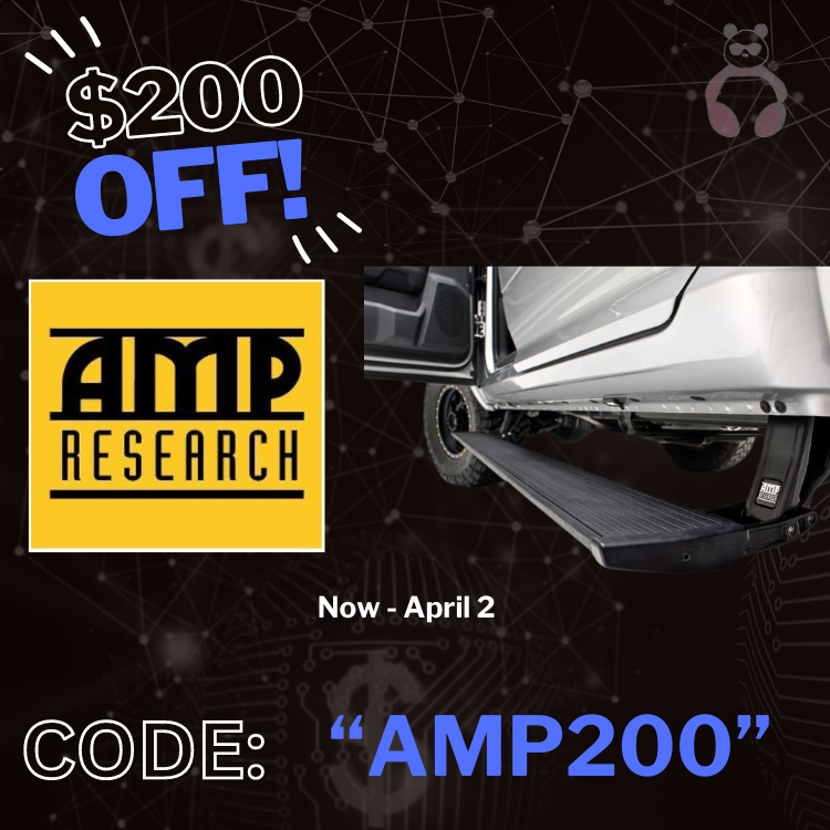 Ford Bronco $200 Off Side Steps! | AMP Research Sale Amp200