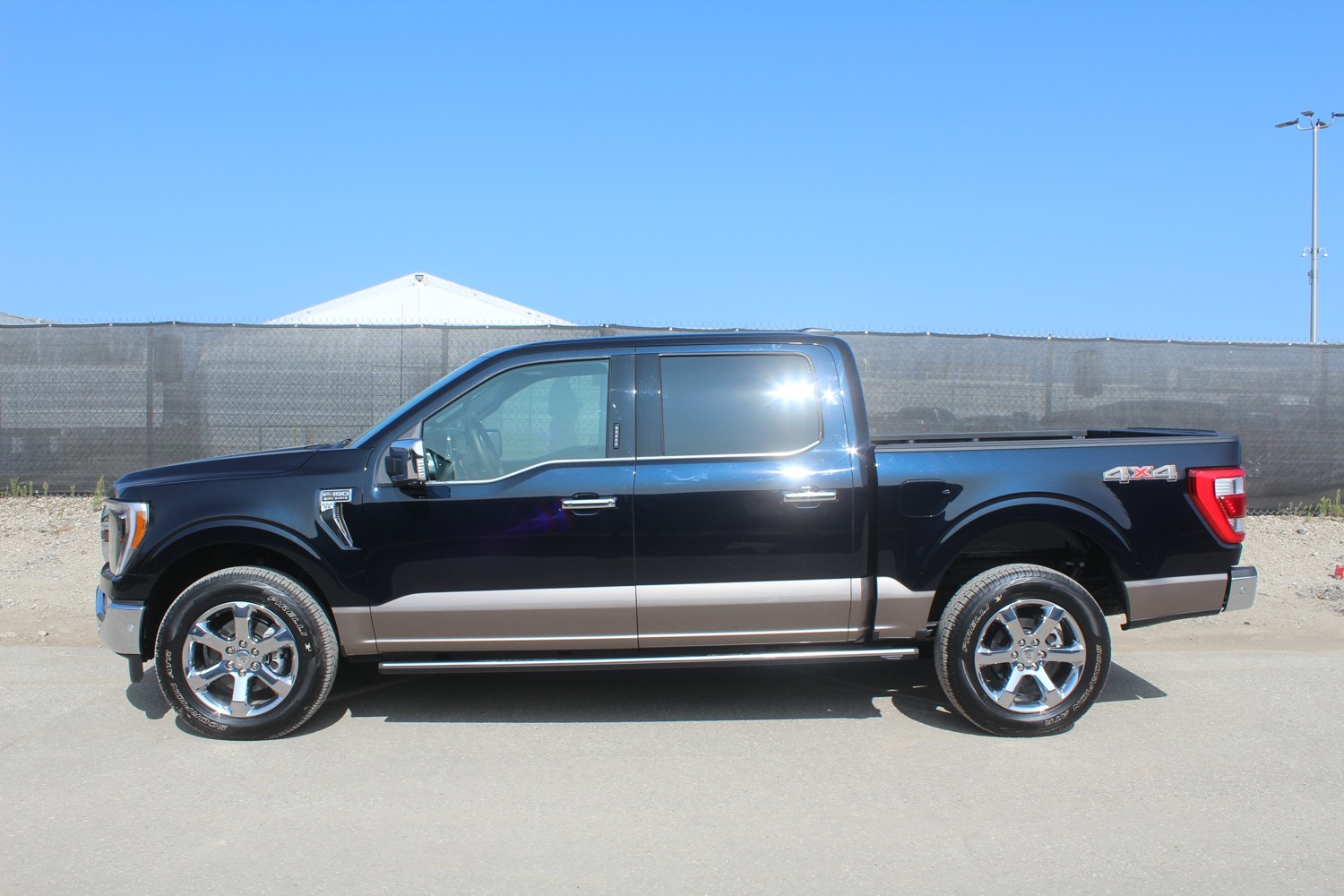 Ford Bronco Antimatter Blue real life look - on 2021 F-150 Antimatter Blue 2021 F-150 King Ranch Chrome 10