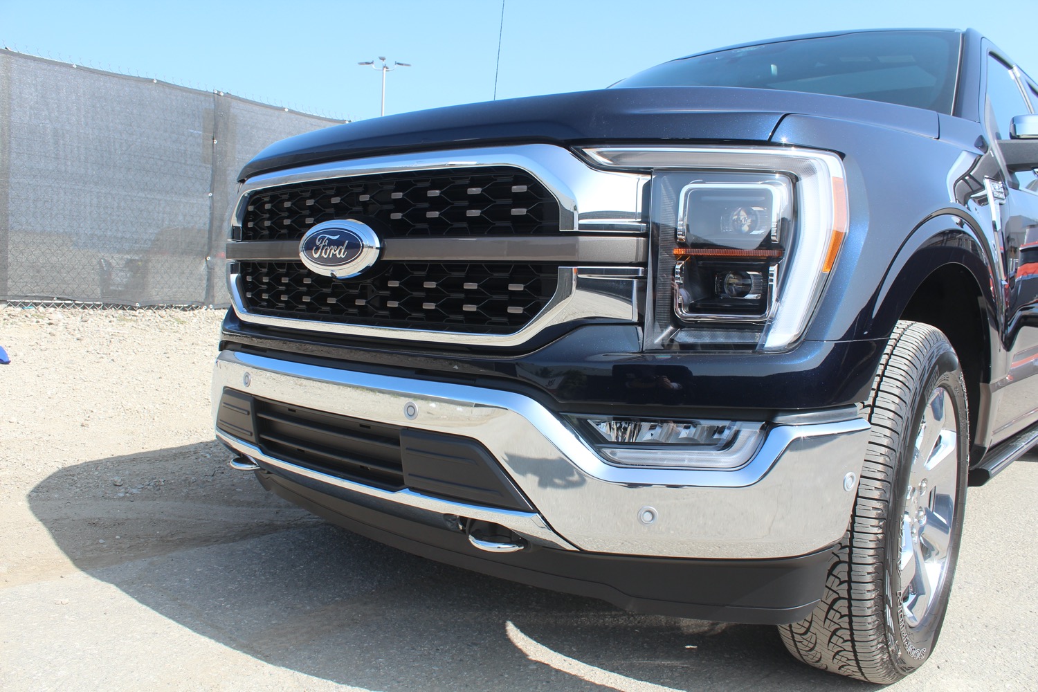 Ford Bronco Antimatter Blue real life look - on 2021 F-150 Antimatter Blue 2021 F-150 King Ranch Chrome 27