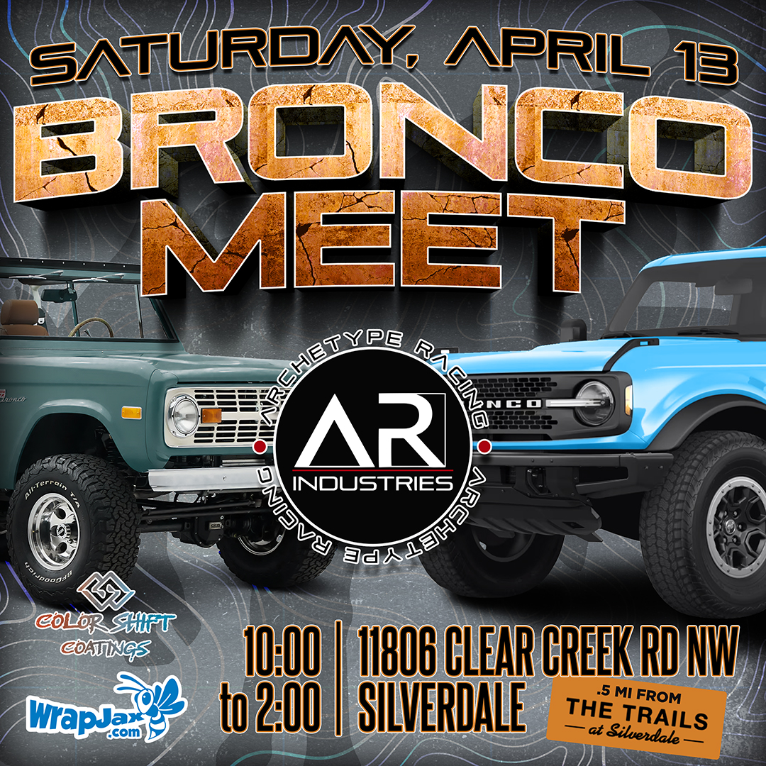 Ford Bronco AR | GEAR JAMMER - Bronco 7 Speed Shift Knob Archetype Racing_Bronco Meet 04-24_Instagram