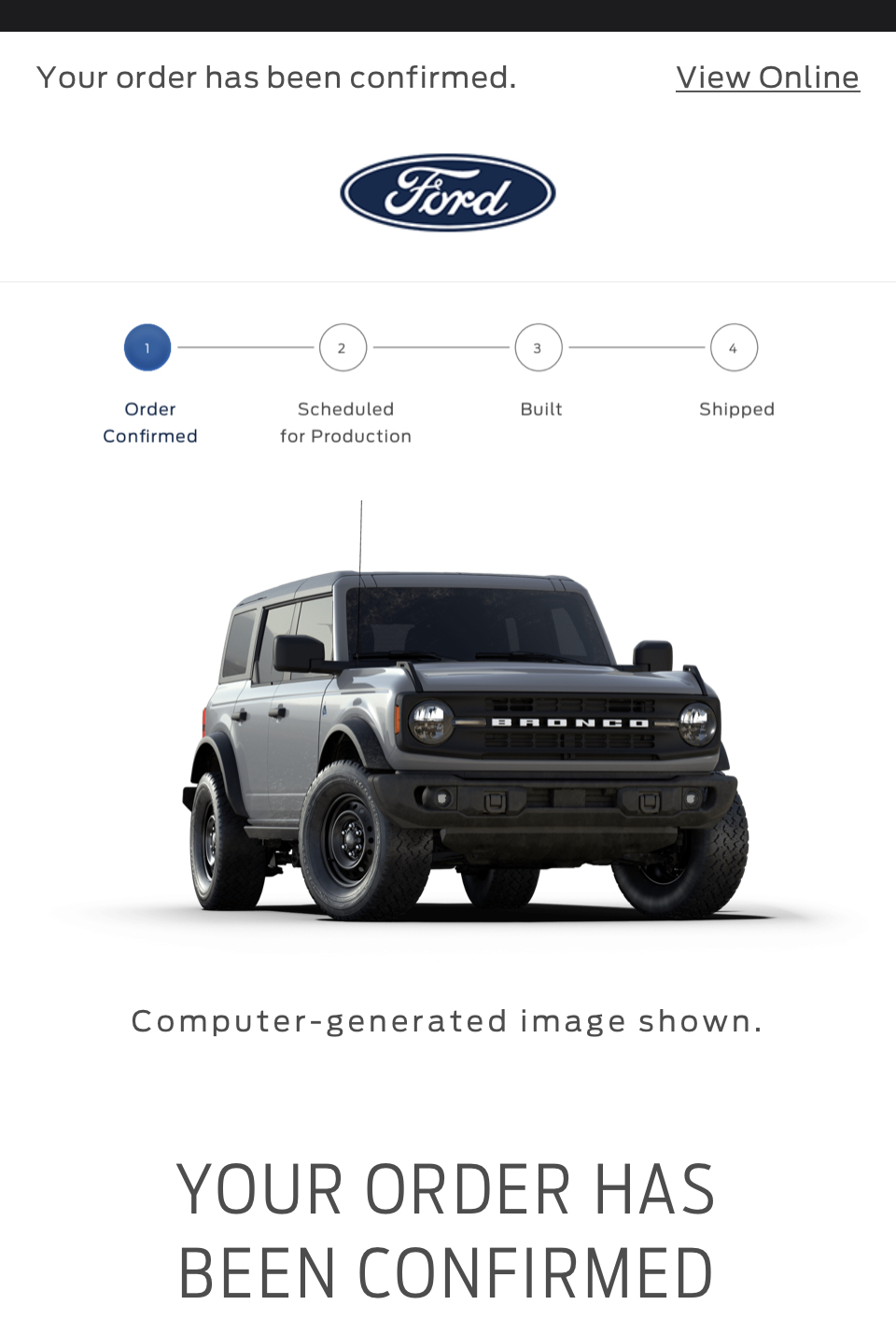 Order Status How To Check Bronco6g 2021 Ford Bronco And Bronco