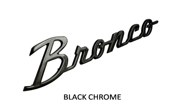 Ford Bronco Ford Bronco Official License Emblems badges 01