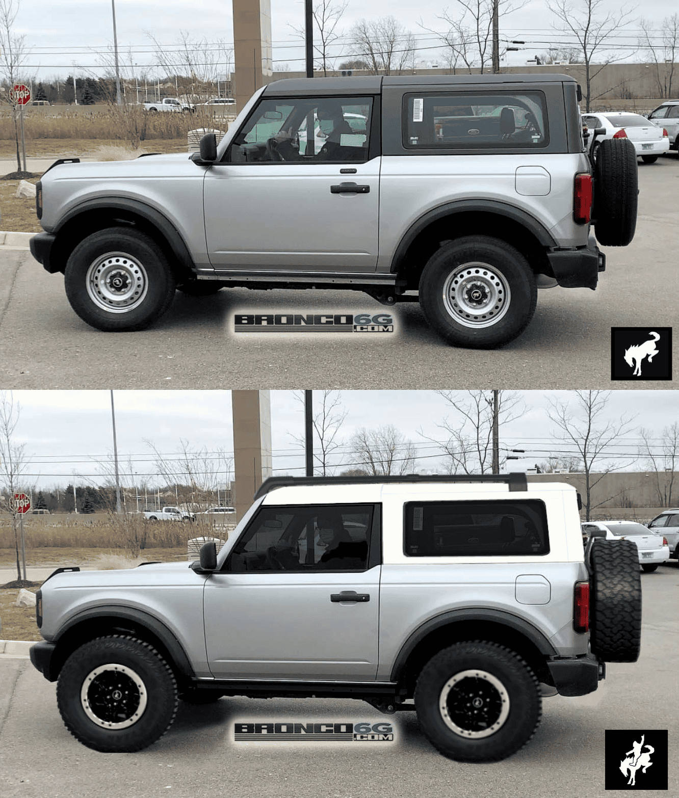 Ford Bronco 2-Door Iconic Silver Base with Sasquatch Package Basemansquatch