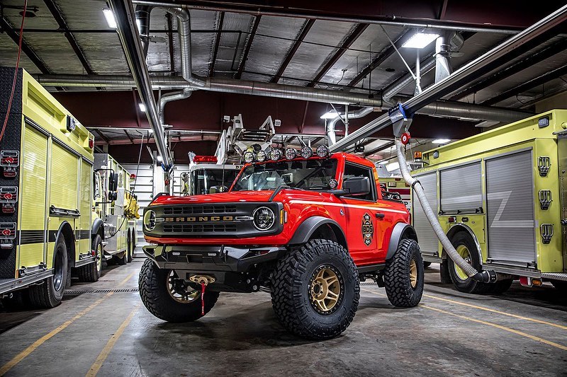Ford Bronco BDS Fire Rescue Bronco Build at SEMA 2021 BDS Bronco Design Award
