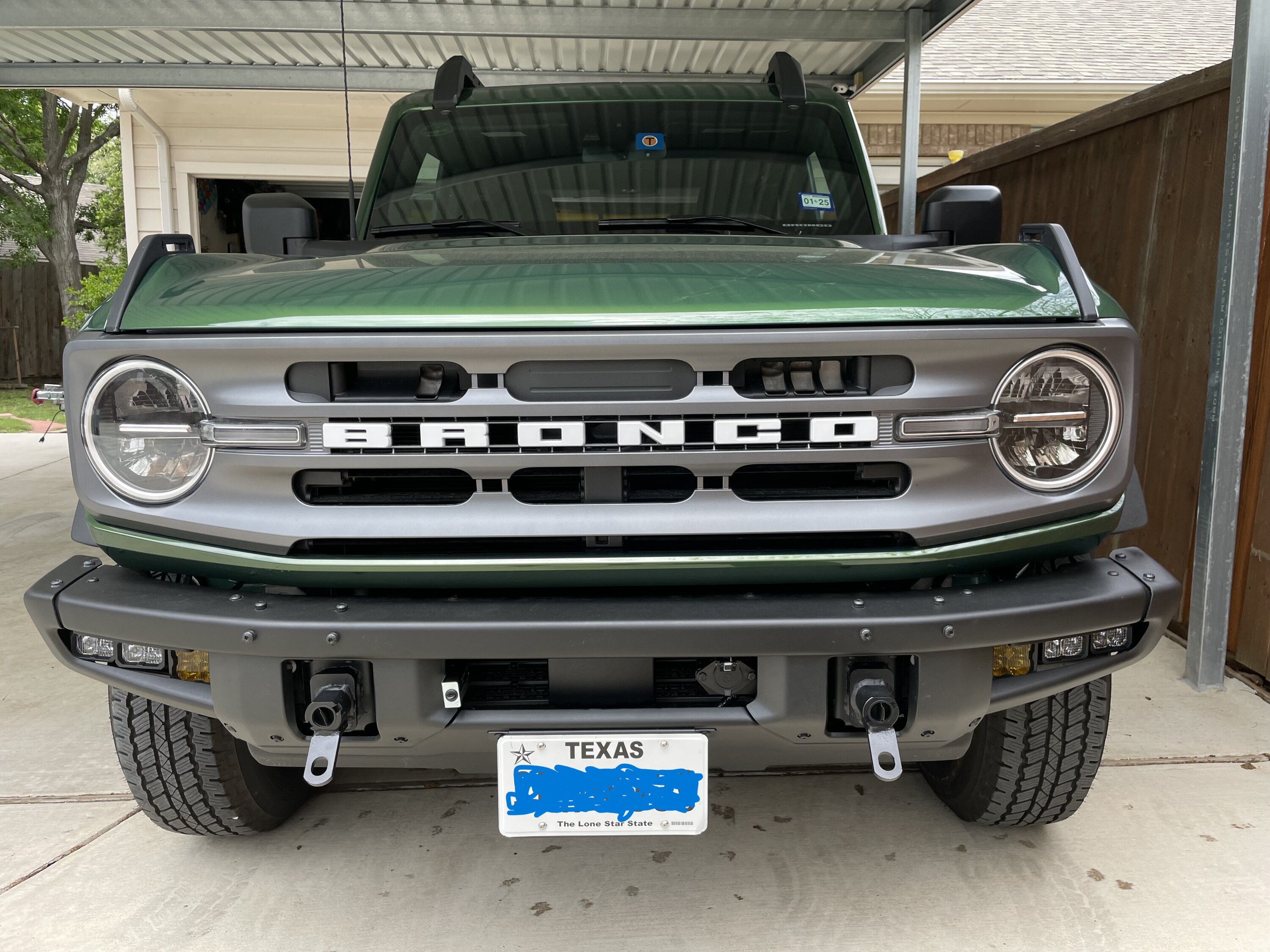 Ford Bronco Flat towing a Bronco? Bill Flat Tow Front Picture.JPG