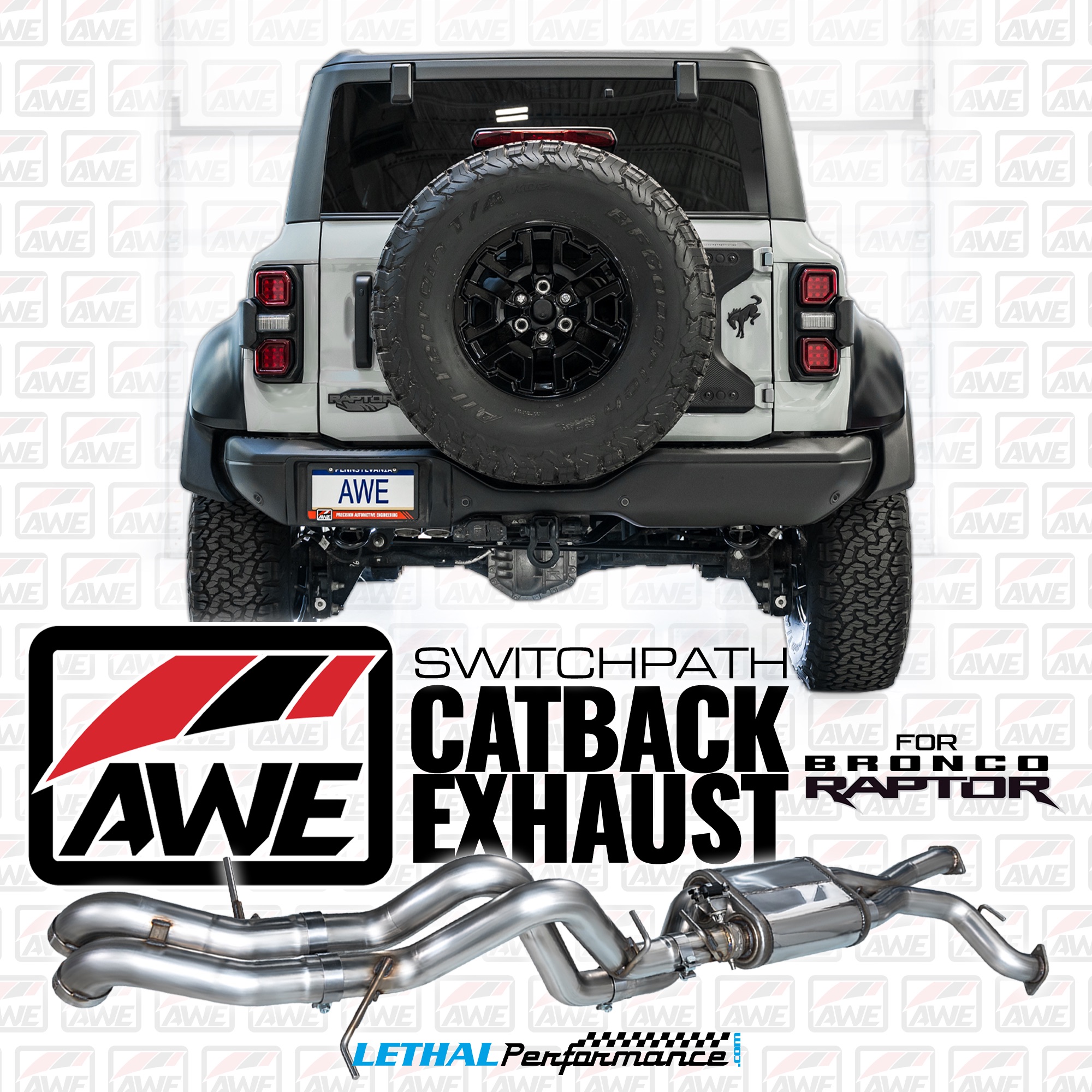 Ford Bronco AWE SwitchPath Catback Exhaust for Bronco Raptor! braptor awe (3)
