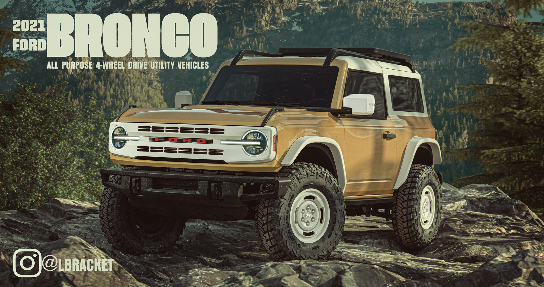 Ford Bronco 2022 Ford Bronco Heritage Edition - A Closer Look (Dedicated Thread for All Things Heritage) brian-ellebracht-vintagelook-yellowstone-camera2'