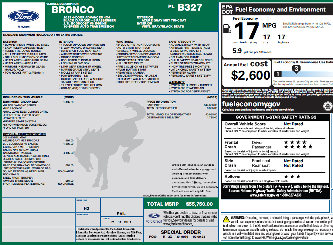 Ford Bronco 03/13/2023 Build Week Bro_2023_3