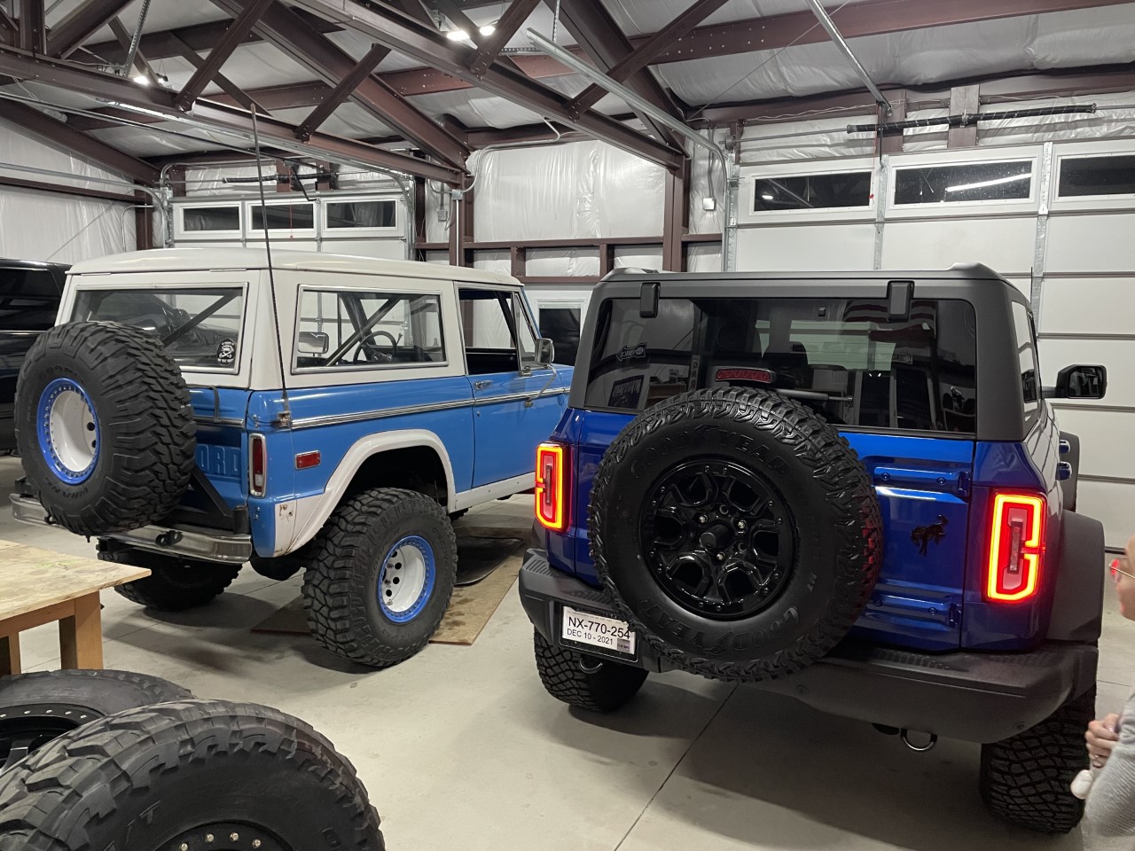 Ford Bronco Lightning Blue First Edition on 37's, 17" Dirtylife beadlocks wheels, King Shocks thumbnail_C7A8FBFF-66AB-4561-84F4-7E17B2648F69