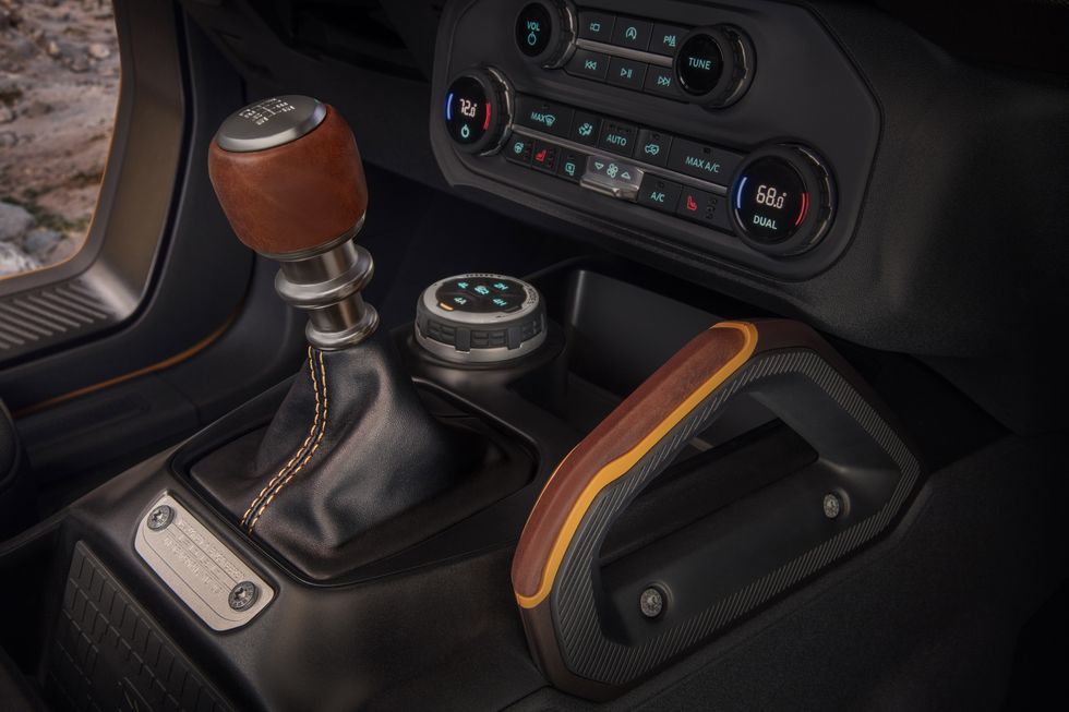 Ford Bronco 7spd weighted shift knob?? Bronco Leather Shift Knob