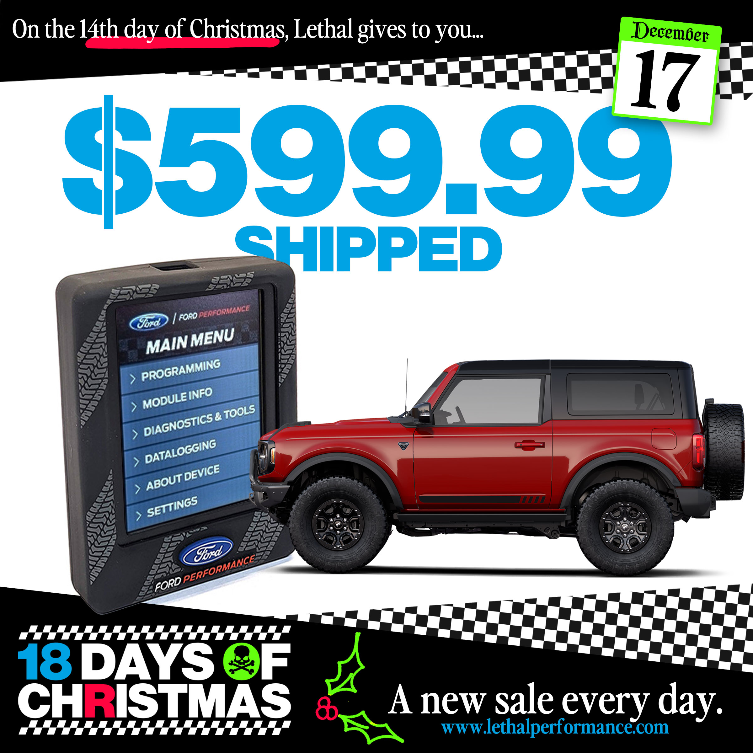 Ford Bronco Ford Performance Calibration Sale ENDS TODAY! - Lethal Performance ford-pro-cal-alst-
