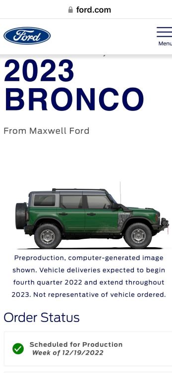 Ford Bronco 📬 Scheduling 11/17 for production weeks through 1/16 [Emails now rolling in!] build_date