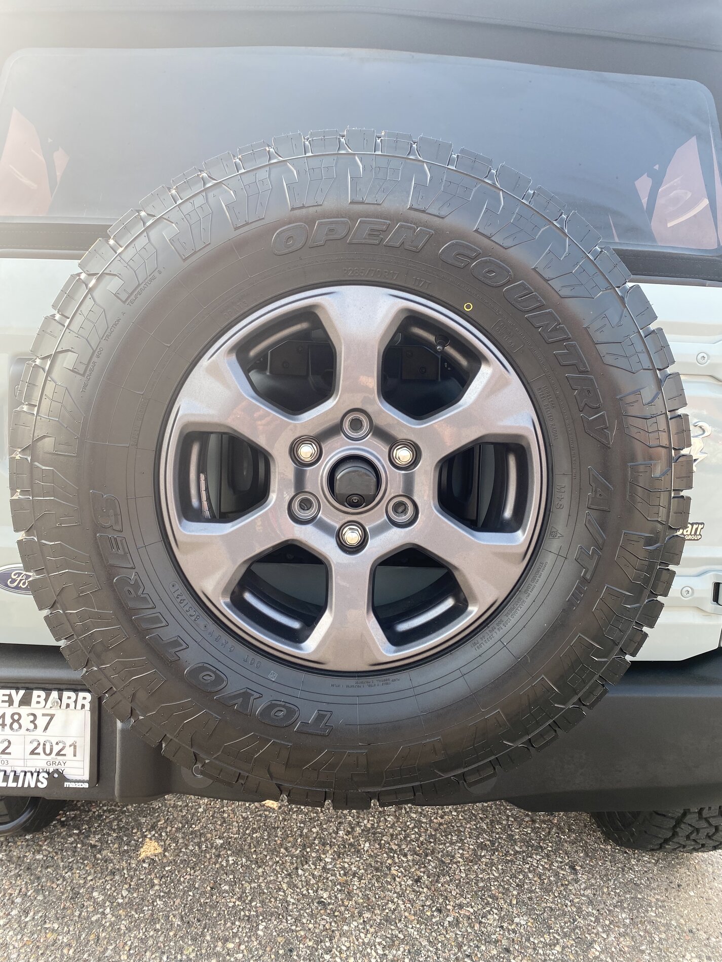 Ford Bronco Anyone put larger tires on Big Bend Wheels? C3EB6FCB-FD07-4CD3-BE29-AD3E5BD345EE