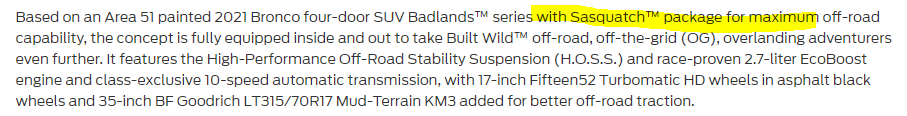 Ford Bronco Hands On Walkaround Review of the Bronco Overland Badlands With Sasquatch Package B50ACA5E-F207-43E2-A99B-0CE1439E08B8