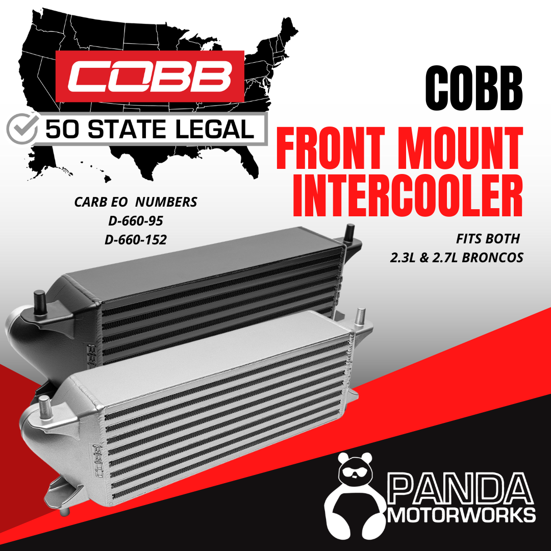 Ford Bronco Check out the COBB Intercooler! Available at Panda Motorworks! Cobbfmic
