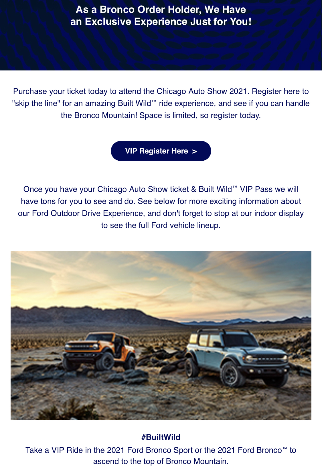 Ford Bronco Ford Bronco Order Holder Email - Chicago Auto Show VIP F3CAD4DA-F1AE-4B49-9473-29AF2D7DB6A4