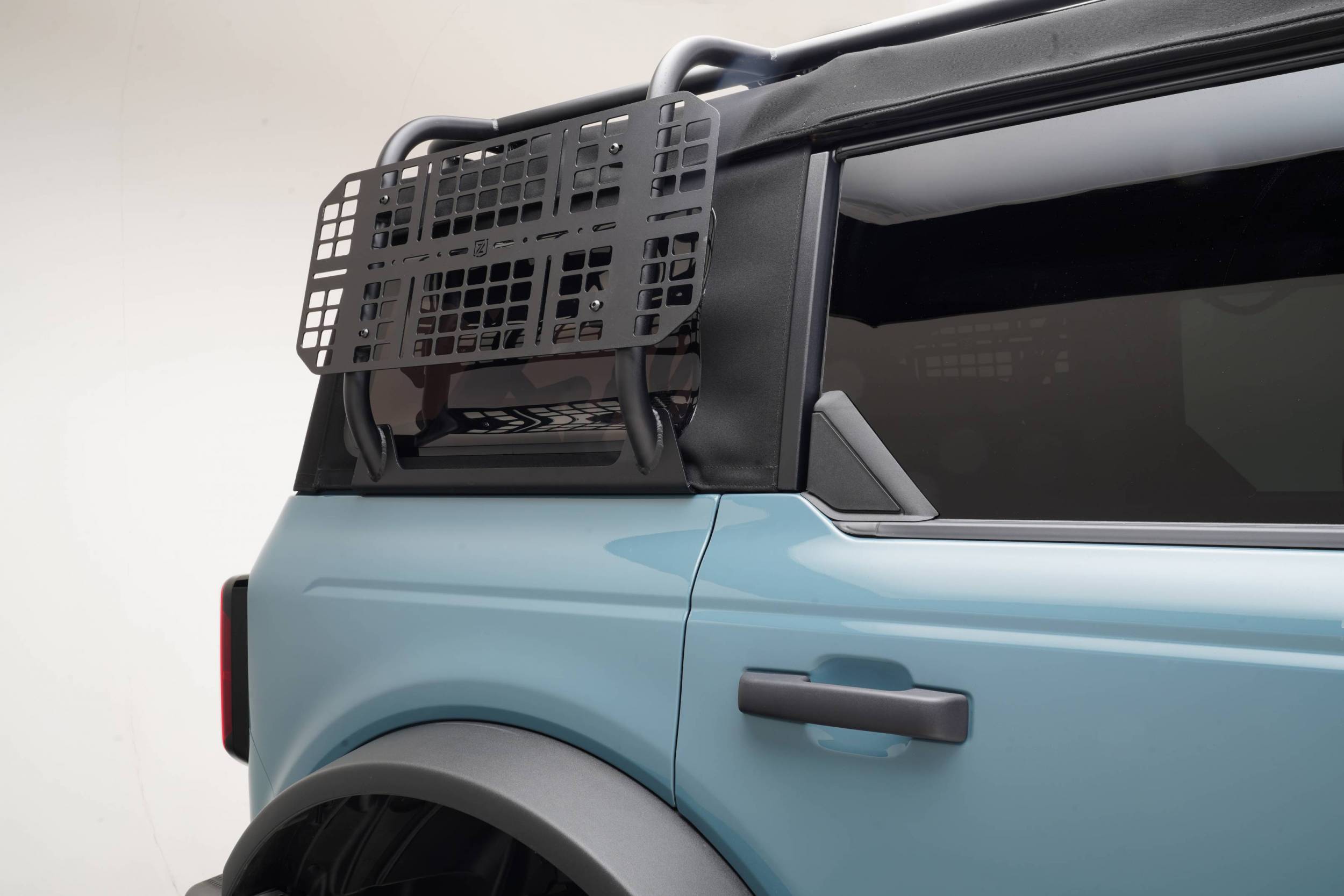 Ford Bronco Updated Soft Top Rack Images - ZROADZ OffRoad Ford Bronco Soft Top Rack_LG MOLLE_2
